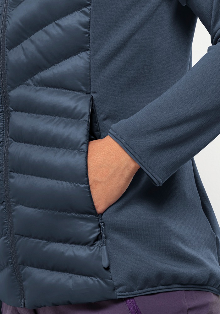 Jack Wolfskin Hybridjacke »ROUTEBURN PRO HYBRID W«, mit Kapuze