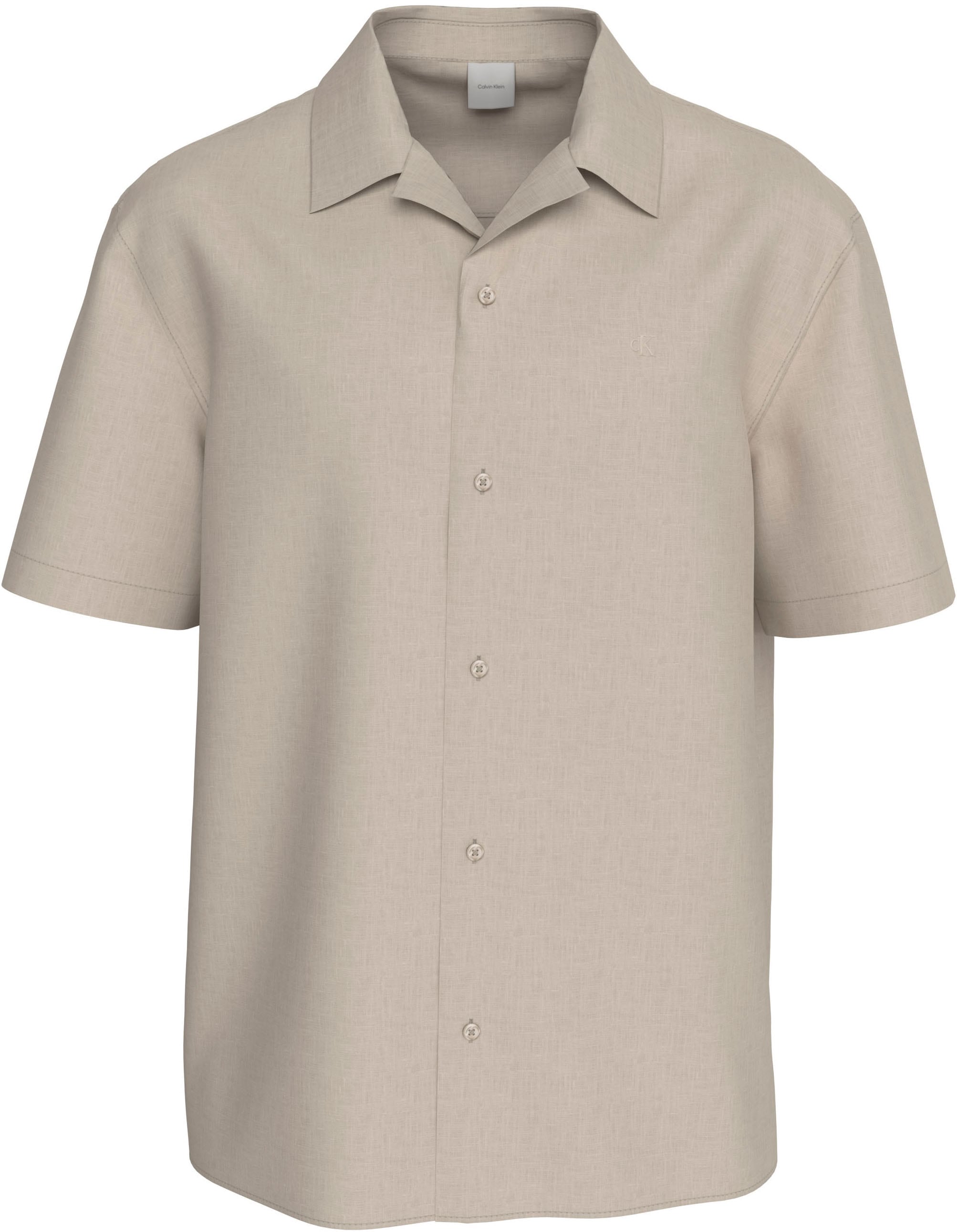 Calvin Klein Leinenhemd "LINEN CLASSIC" Regular Fit, Leinen-Viskosemix günstig online kaufen