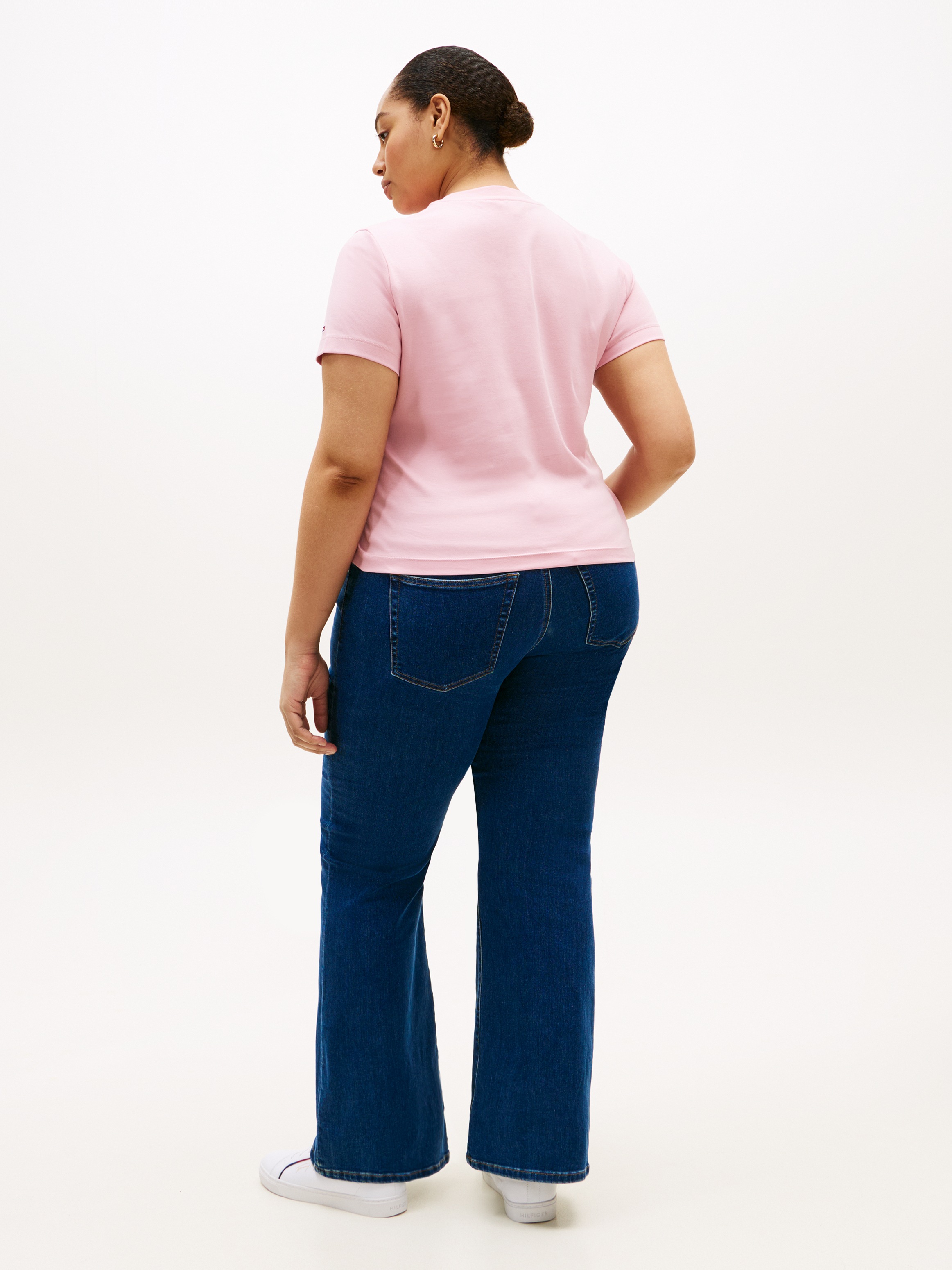 Tommy Hilfiger Curve T-Shirt »CRV FUN GRAPHIC REG C-NK SS TEE« in großen Größen