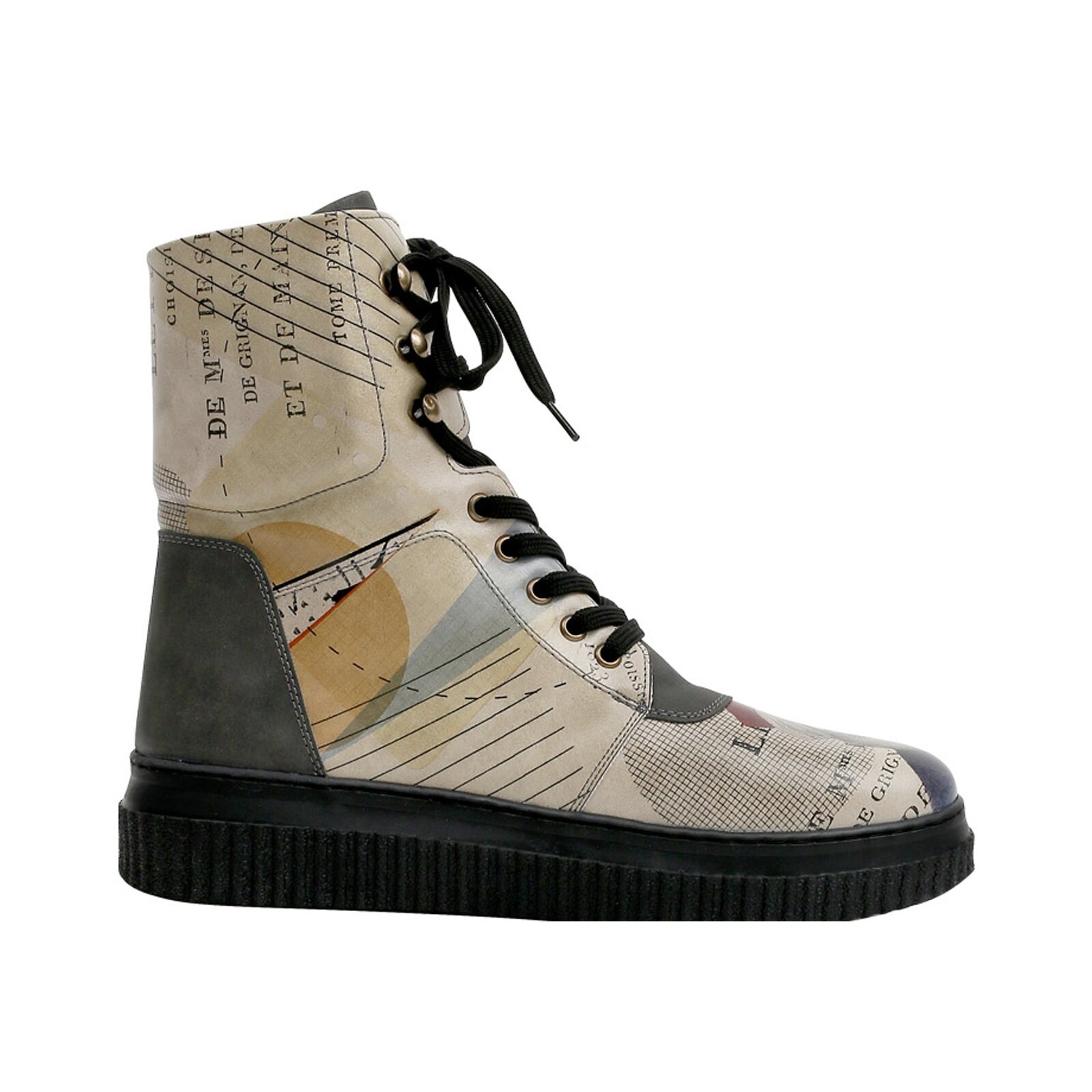Thumbnail - DOGO Schnürboots "Future High Top Boots Mon Cher Damen Stiefeletten", Handgefertigt