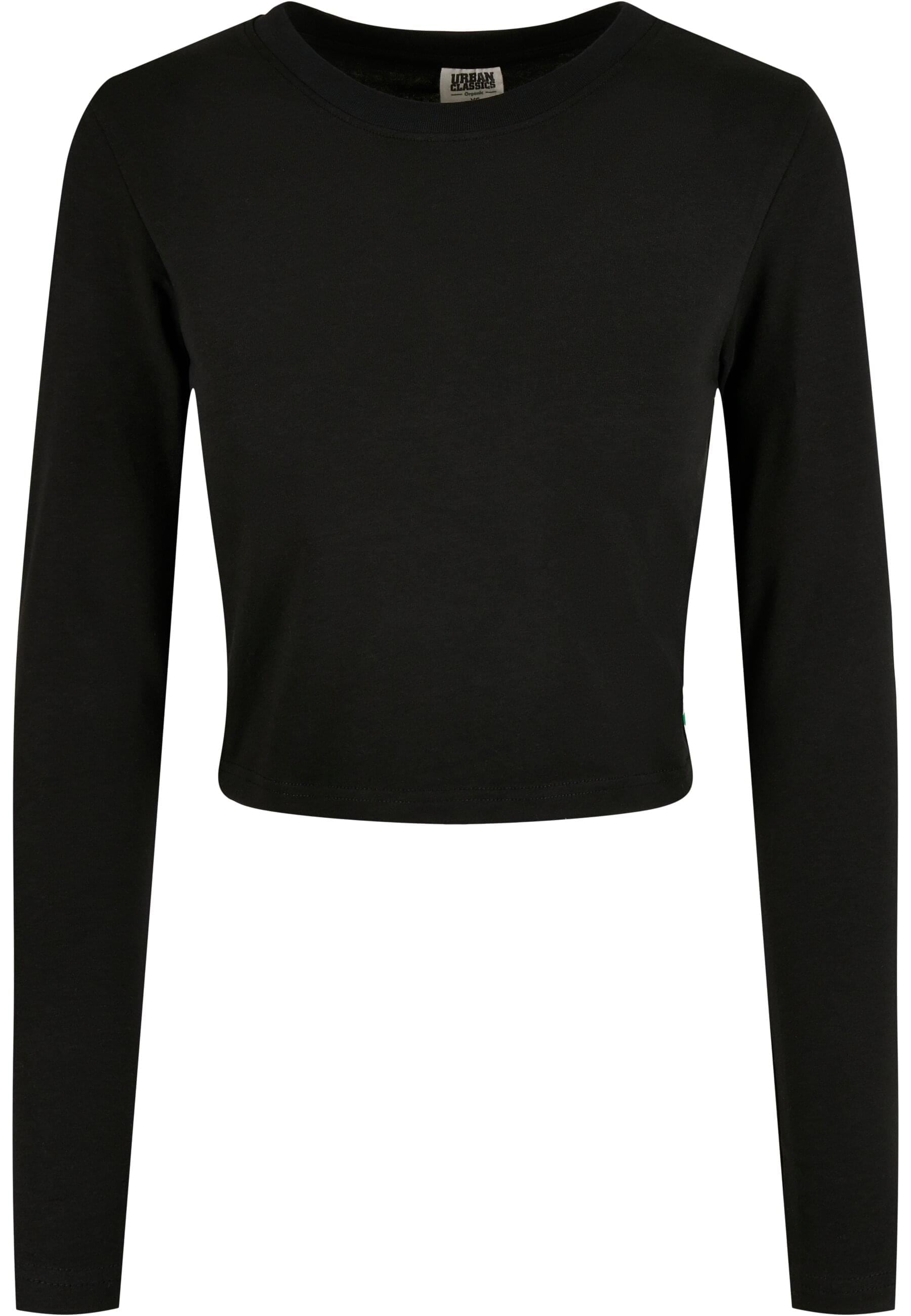 URBAN CLASSICS Langarmshirt »Urban Classics Damen Ladies Organic Cropped Longsleeve«, (1 tlg.)
