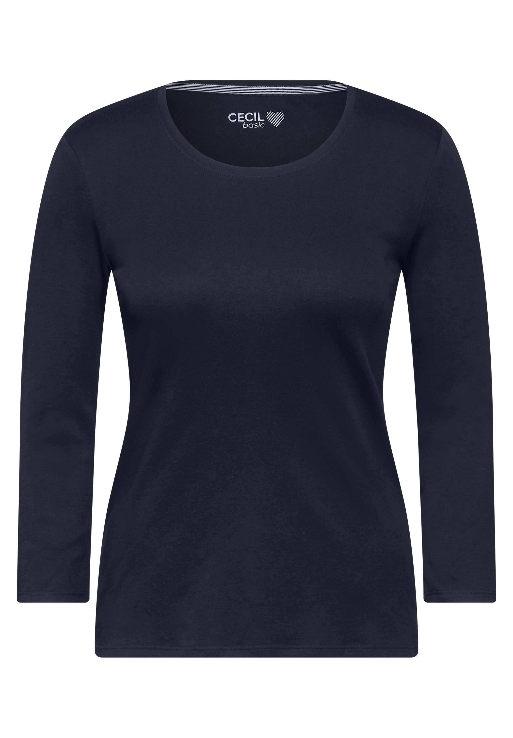 Cecil 3/4-Arm-Shirt, aus reiner Baumwolle