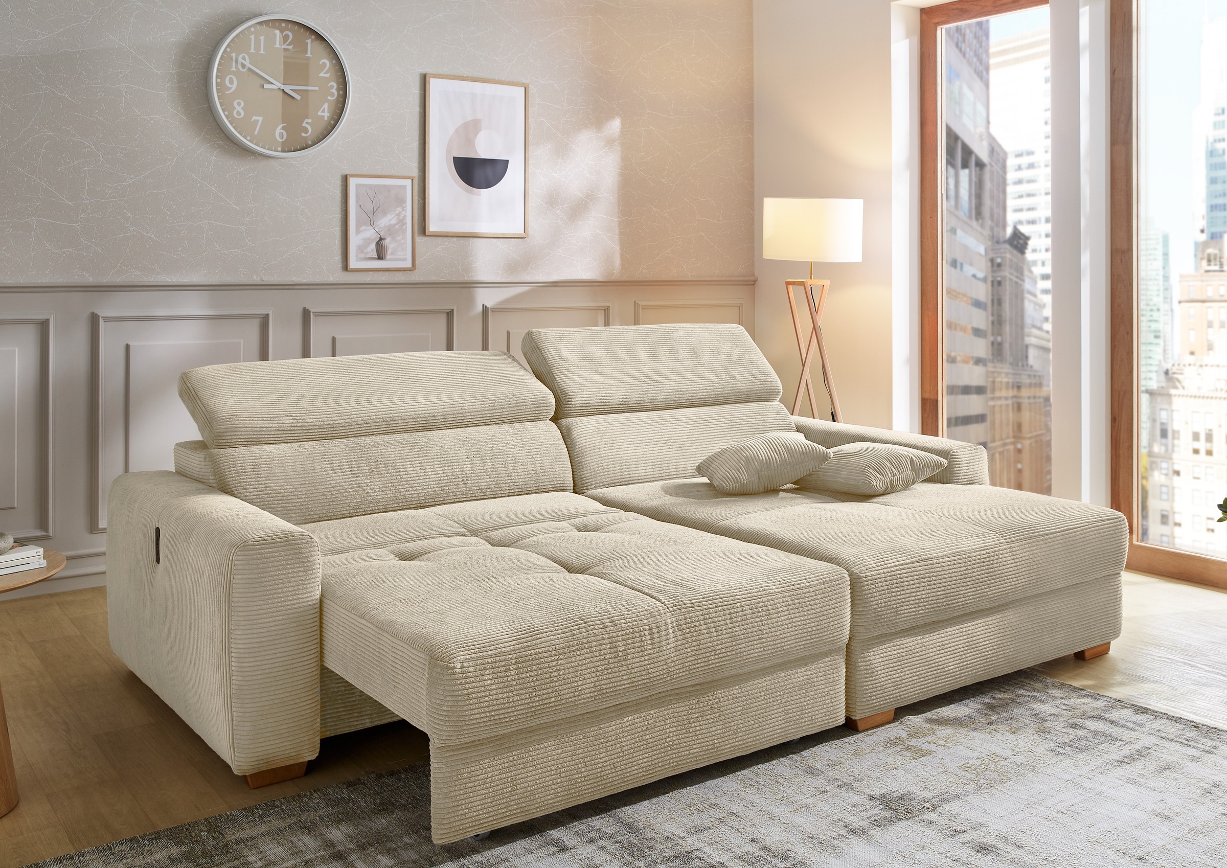 Jockenhöfer Gruppe Ecksofa "Slider, L-Form, 140kg Belastbarkeit je Sitzplat günstig online kaufen