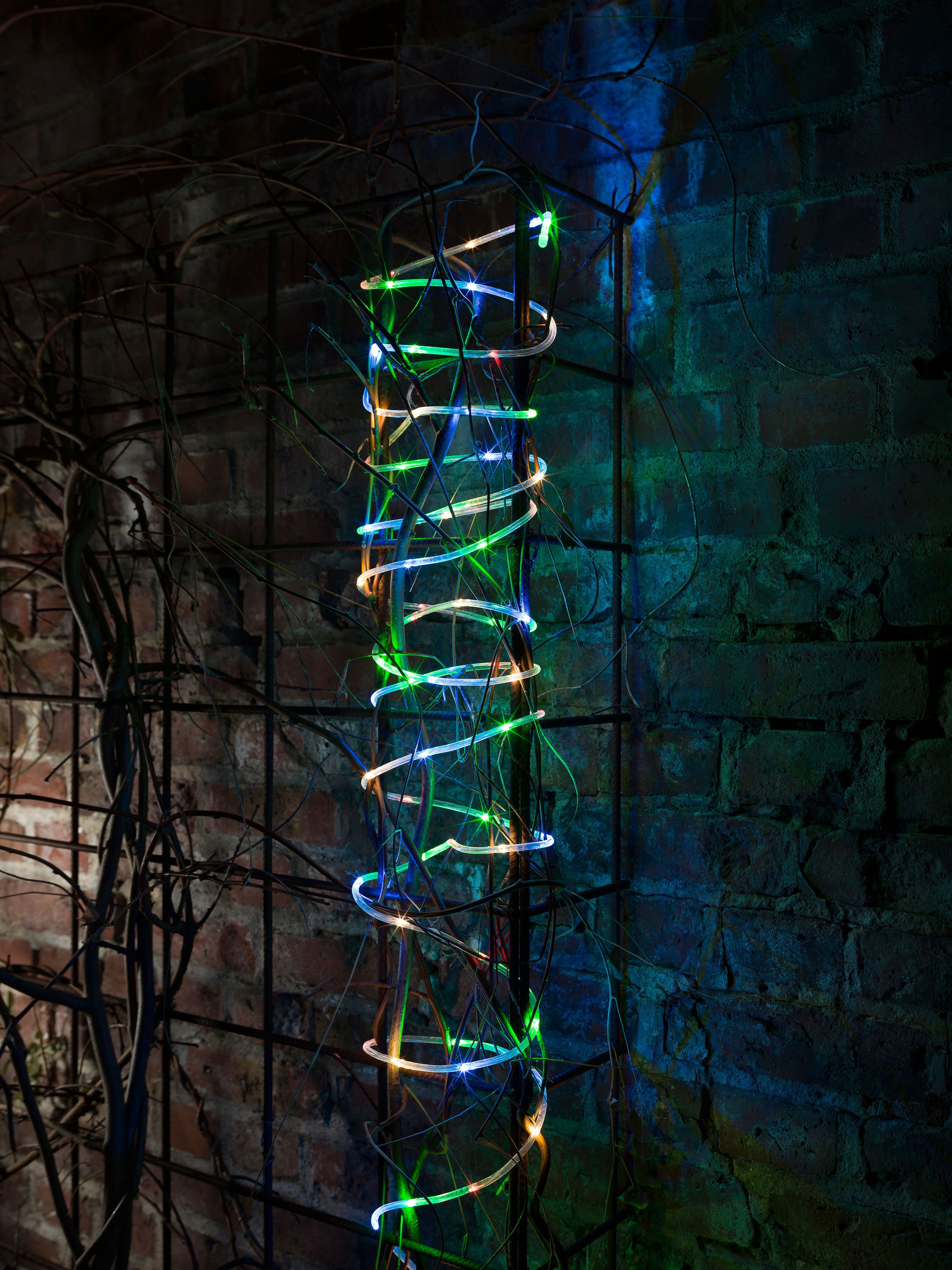 KONSTSMIDE LED-Lichterschlauch »Weihnachtsdeko aussen«, 65 St.-flammig, LED Mini Lichterschlauch, 5 m, 65 bunte Dioden