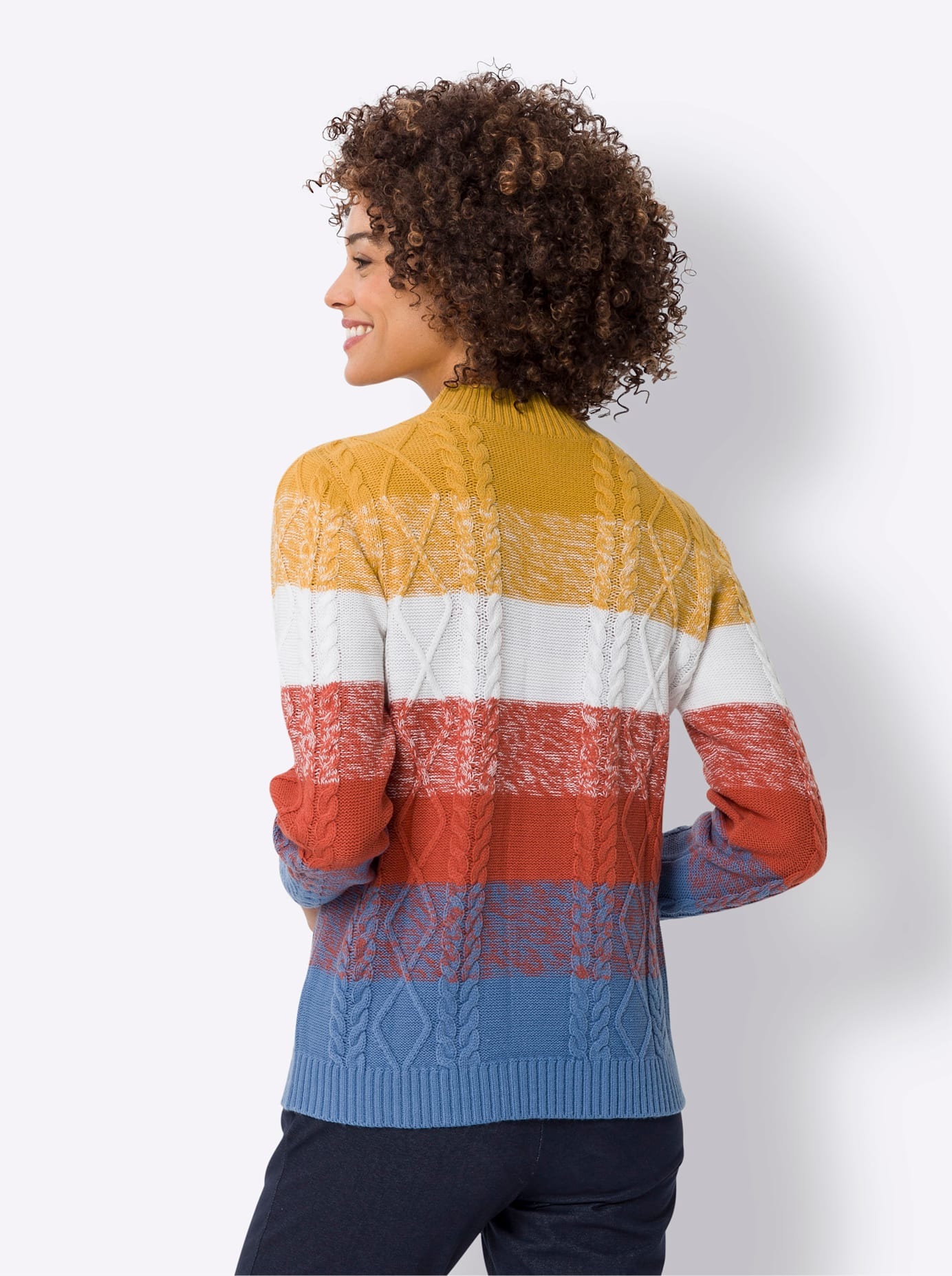 Thumbnail - Classic Basics Stehkragenpullover "Rundhals-Pullover"