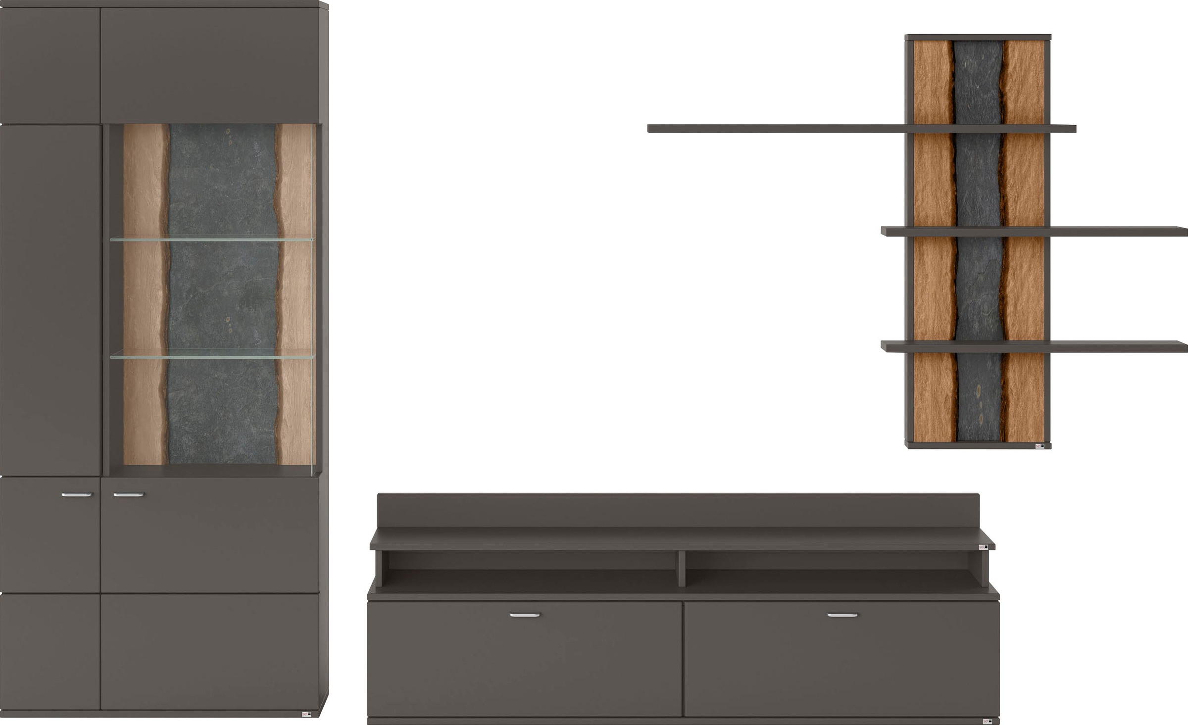 set one by Musterring Wohnwand "TACOMA" Set, 4 Stk. tlg. günstig online kaufen