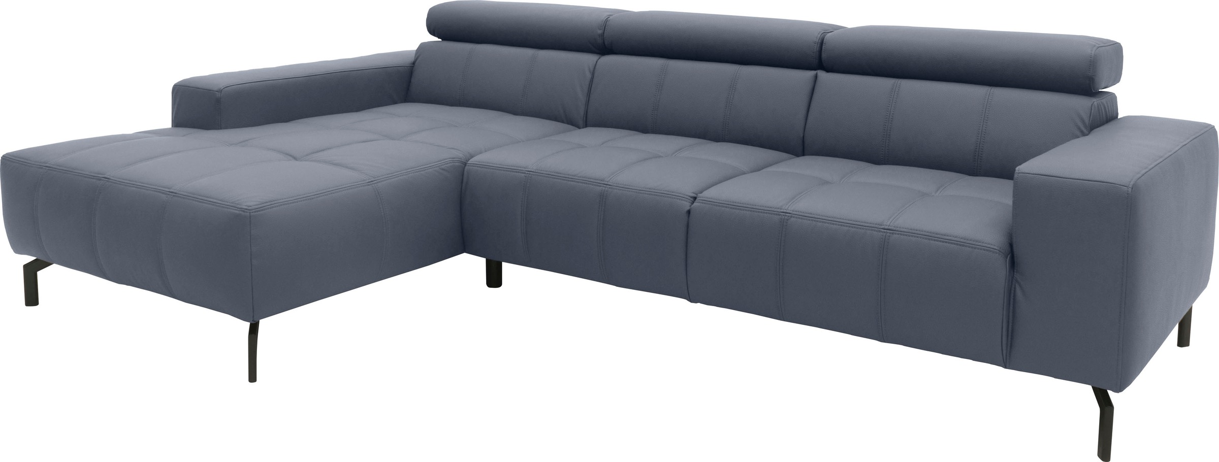 DOMO collection Ecksofa "Cunelli tolle Sitznähte als Designelement, fester günstig online kaufen