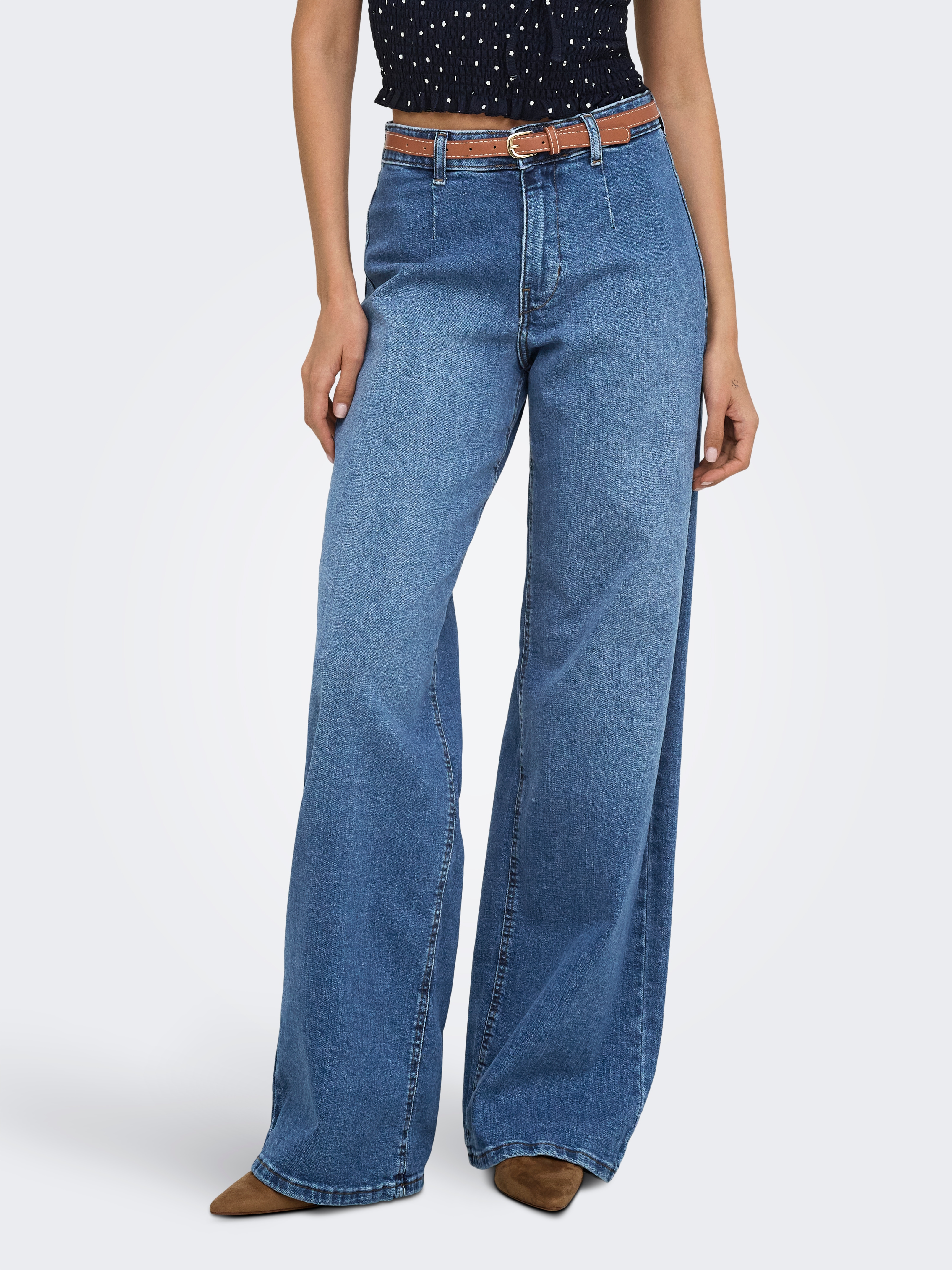 ONLY "ONLMADISON HW WIDE BELT DNM TAI635" Baumwollmischung