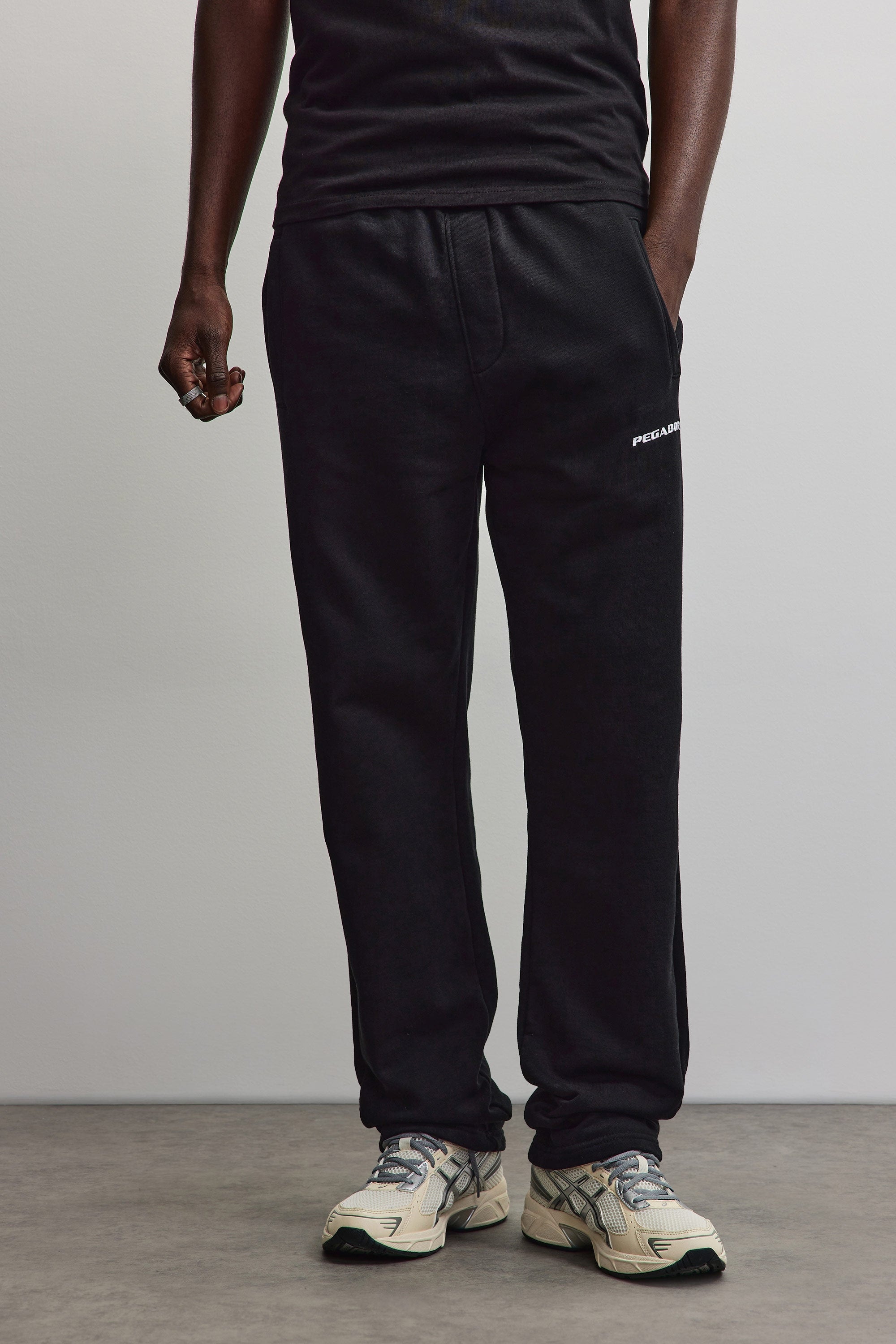 PEGADOR Sweathose »Logo Wide Sweat Pants«  Baumwollmischung, weit