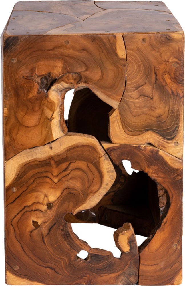 Kayoom Beistelltisch "Radix 425, hochwertiges Teakholz, Natur-Design" 1 Stk günstig online kaufen