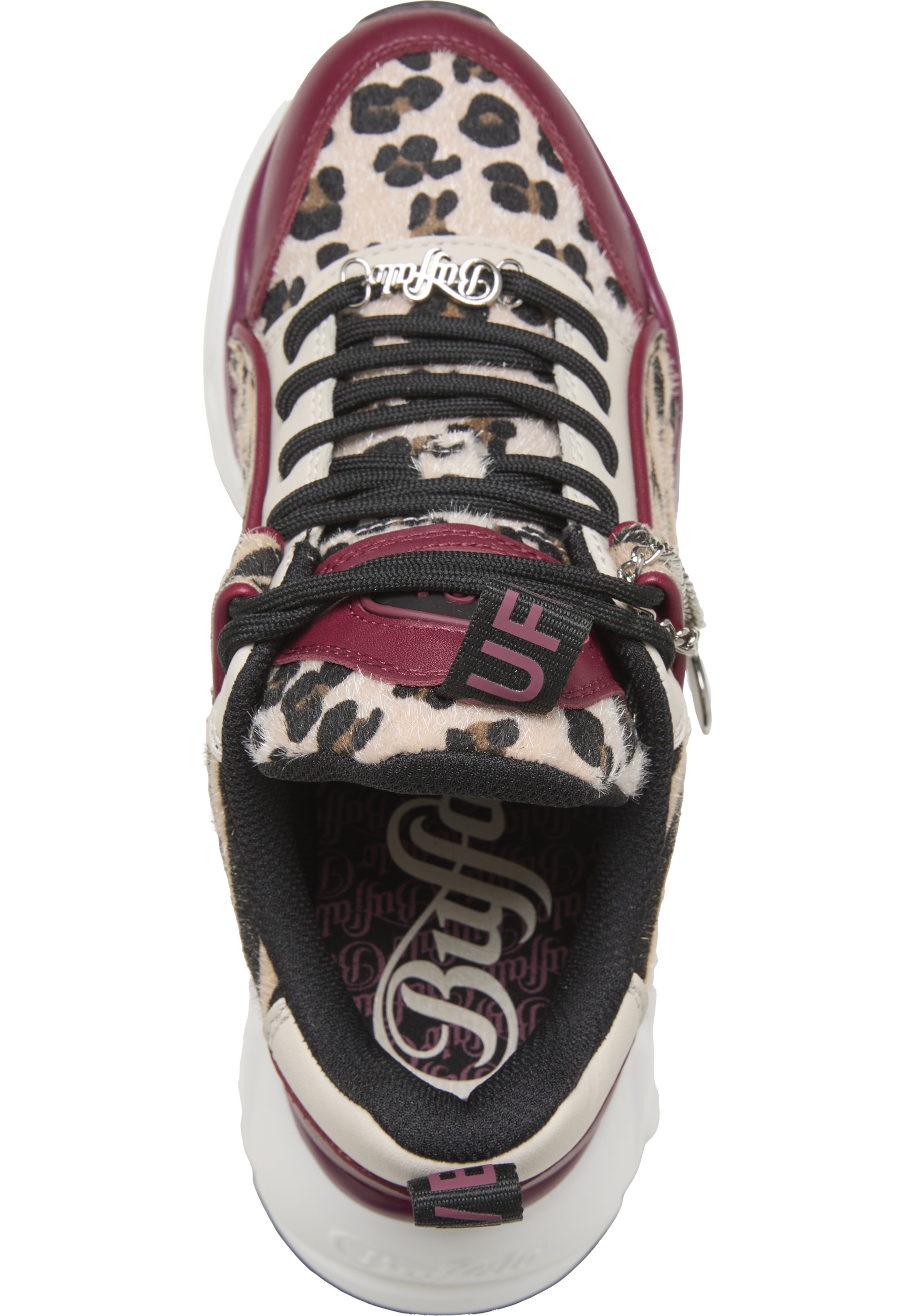 Buffalo Trainingsschuh »Buffalo BINARY GLAM - VEGAN SUEDE/FUR/NAPPA«