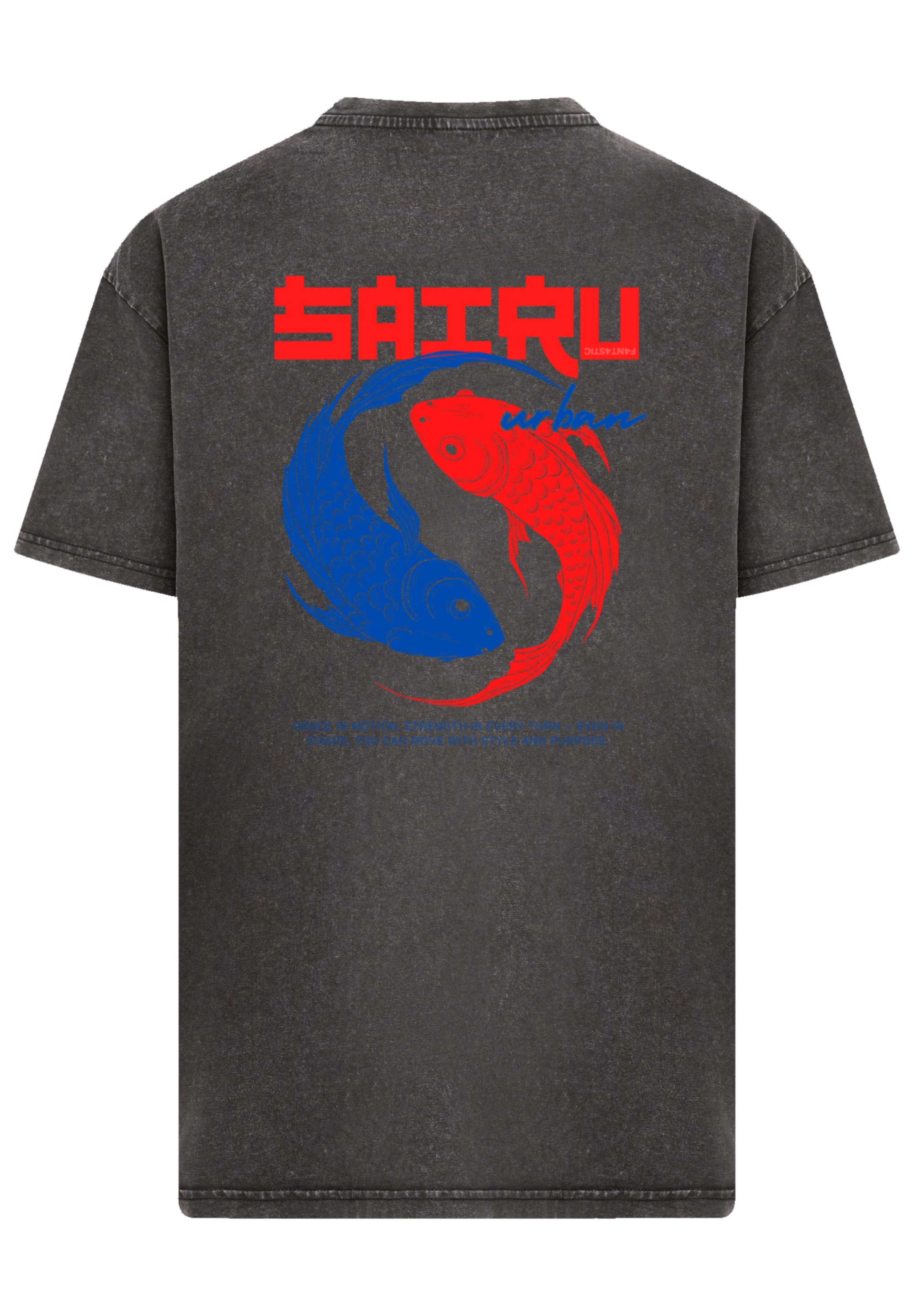 F4NT4STIC T-Shirt »Koi Fish Oversize Japan Streetstyle« Japan Streetwear Styles