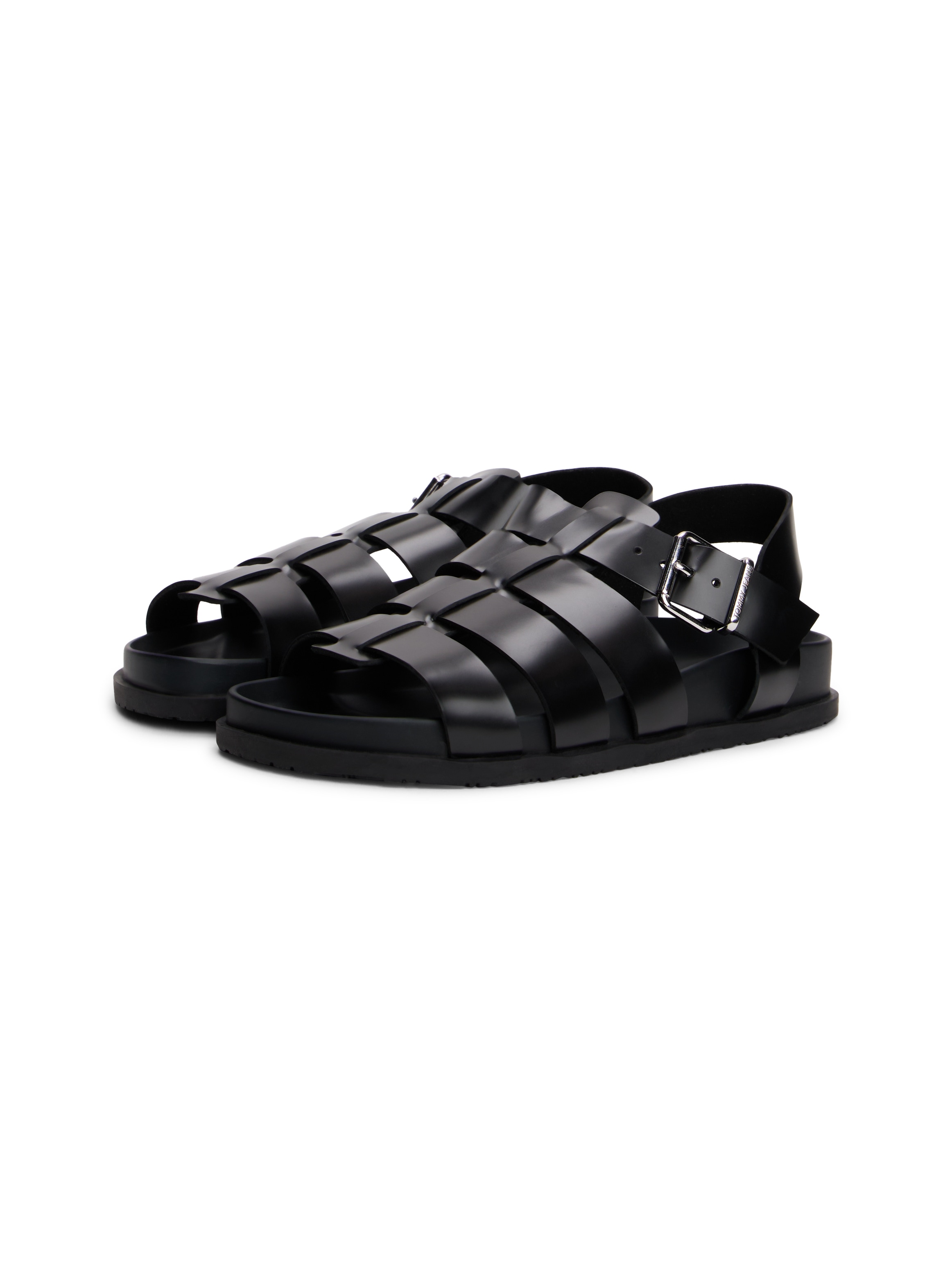 Tommy Jeans Riemchensandale "TJW FISHERMAN PATENT SANDAL", Sandalette, Somm günstig online kaufen