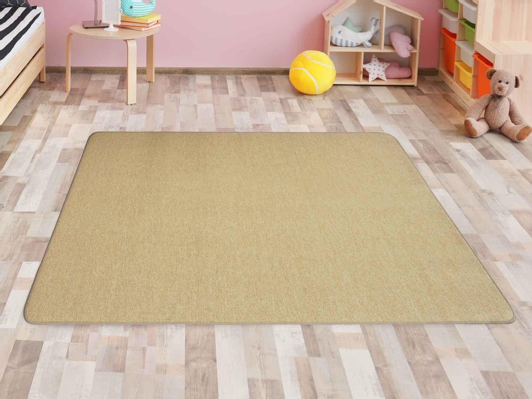 Primaflor-Ideen in Textil Teppich »MACAO, Made in Netherlands«, rechteckig, 5 mm Höhe, Uni Farben, ideal im Wohnzimmer & Schlafzimmer