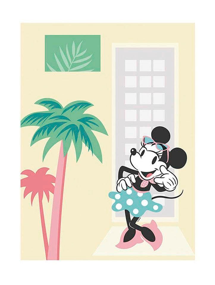Komar Poster »Minnie Schlafzimmer, BAUR Kinderzimmer, St.), | Disney, (1 Palms«, Mouse Wohnzimmer