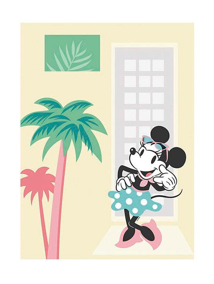 Komar Poster "Minnie Mouse Palms", Disney, (1 St.), Kinderzimmer, Schlafzimmer, Wohnzimmer