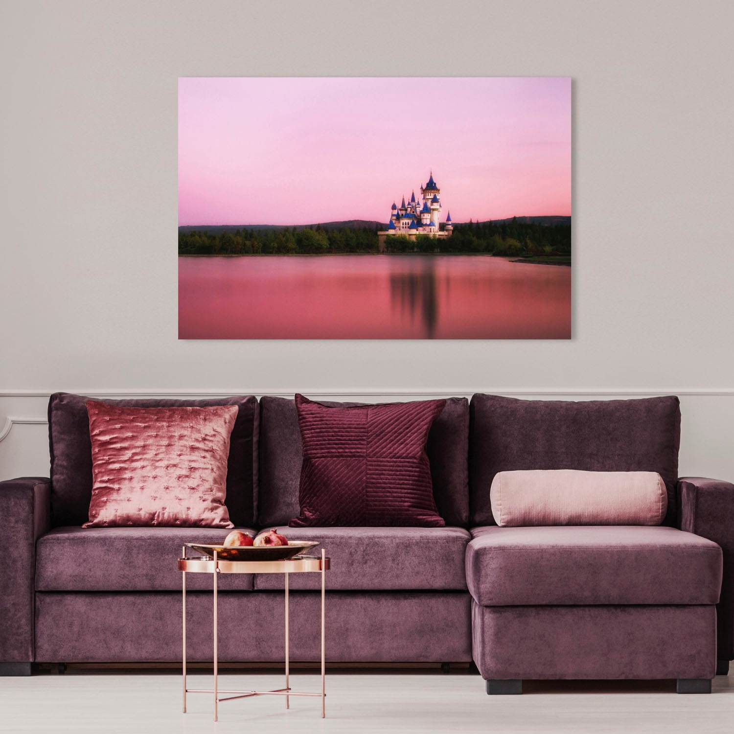 queence Acrylglasbild "Schloss" Märchen  Märchenbilder  Prinzen  Prinzessin günstig online kaufen