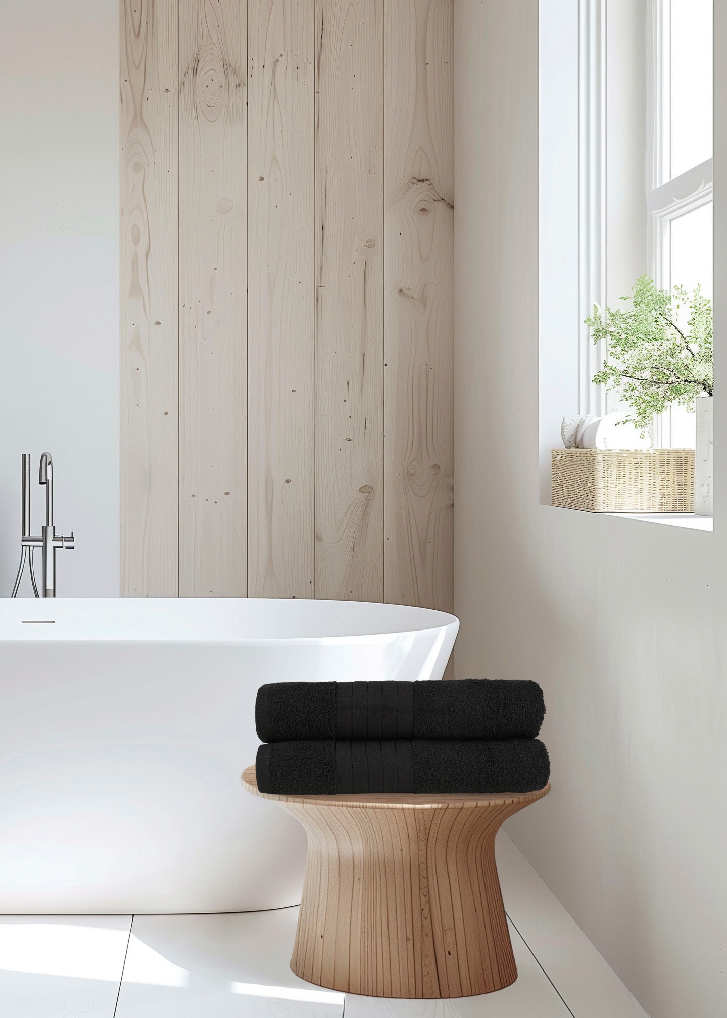 good morning Badetuch "Uni Towels" Baumwolle, Walkfrottee, Bordüre, 500 GSM günstig online kaufen