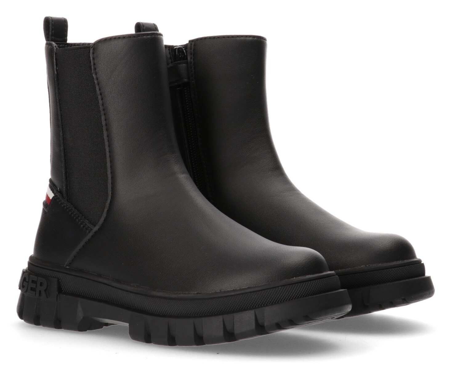 Tommy Hilfiger Chelseaboots, Chelseaboots, Stiefel, Winterstiefel mit modischer Plateau Sohle