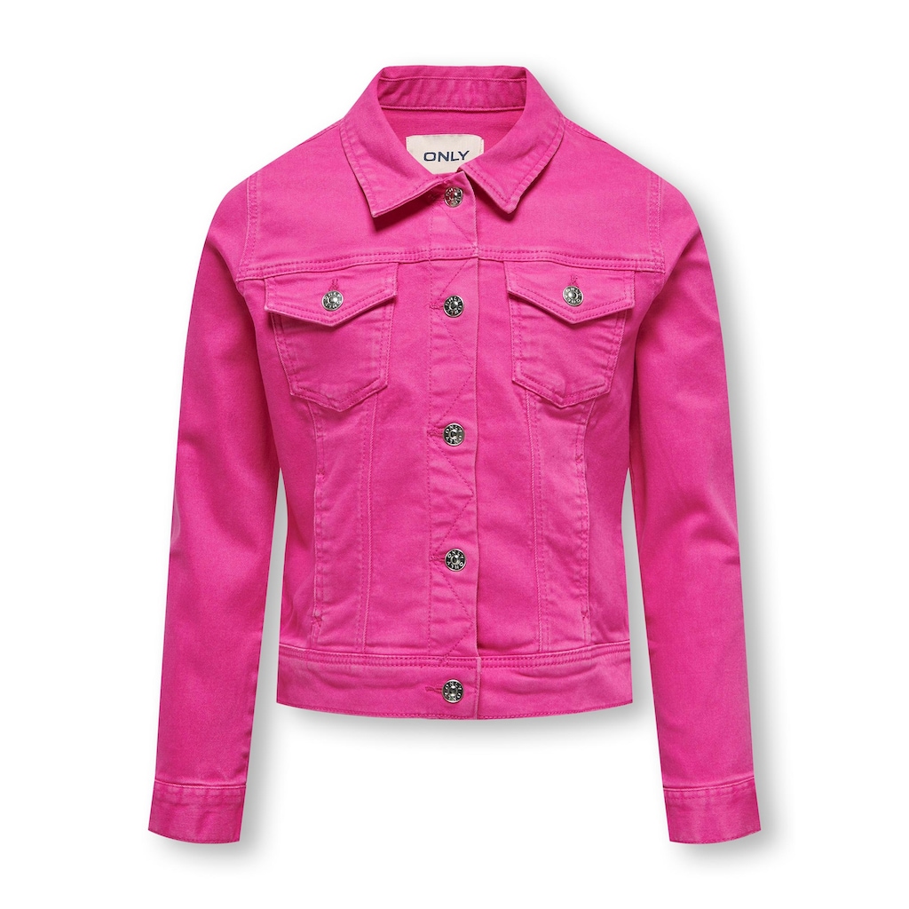 KIDS ONLY Jeansjacke »KOGAMAZING COLORED JACKET PNT«, ohne Kapuze