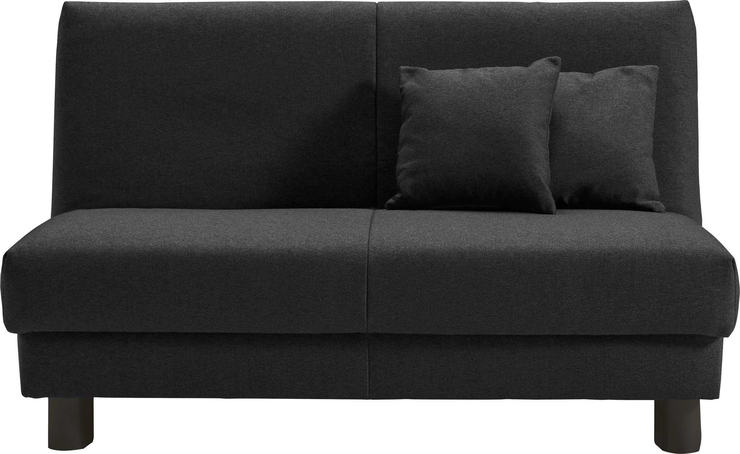 ell + ell Schlafsofa »Enny«, Liegefläche Breite 120 oder 140 cm, Liegehöhe 45 cm, Füße schwarz