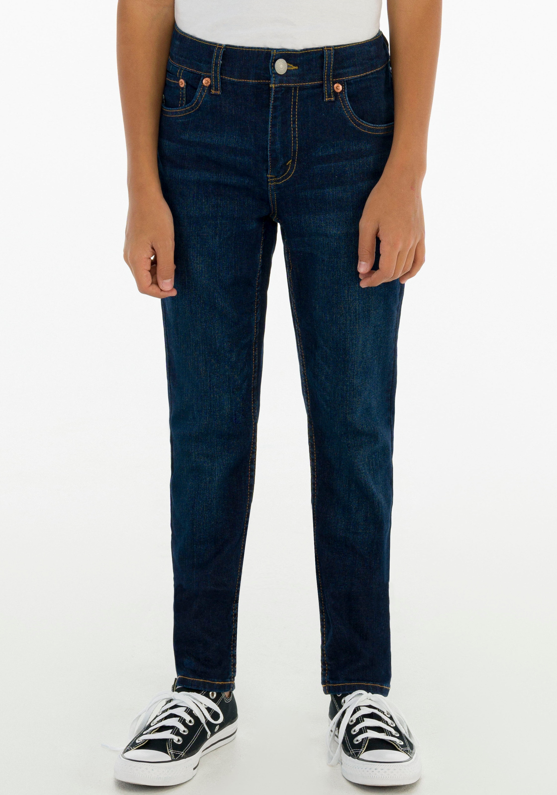 Pantalon Jeans Levi's Garçon - Coupe Droit 5 Poches - Taille Ajustable - Denim Durable Avec Fibres Recyclées - Confort Quotidien