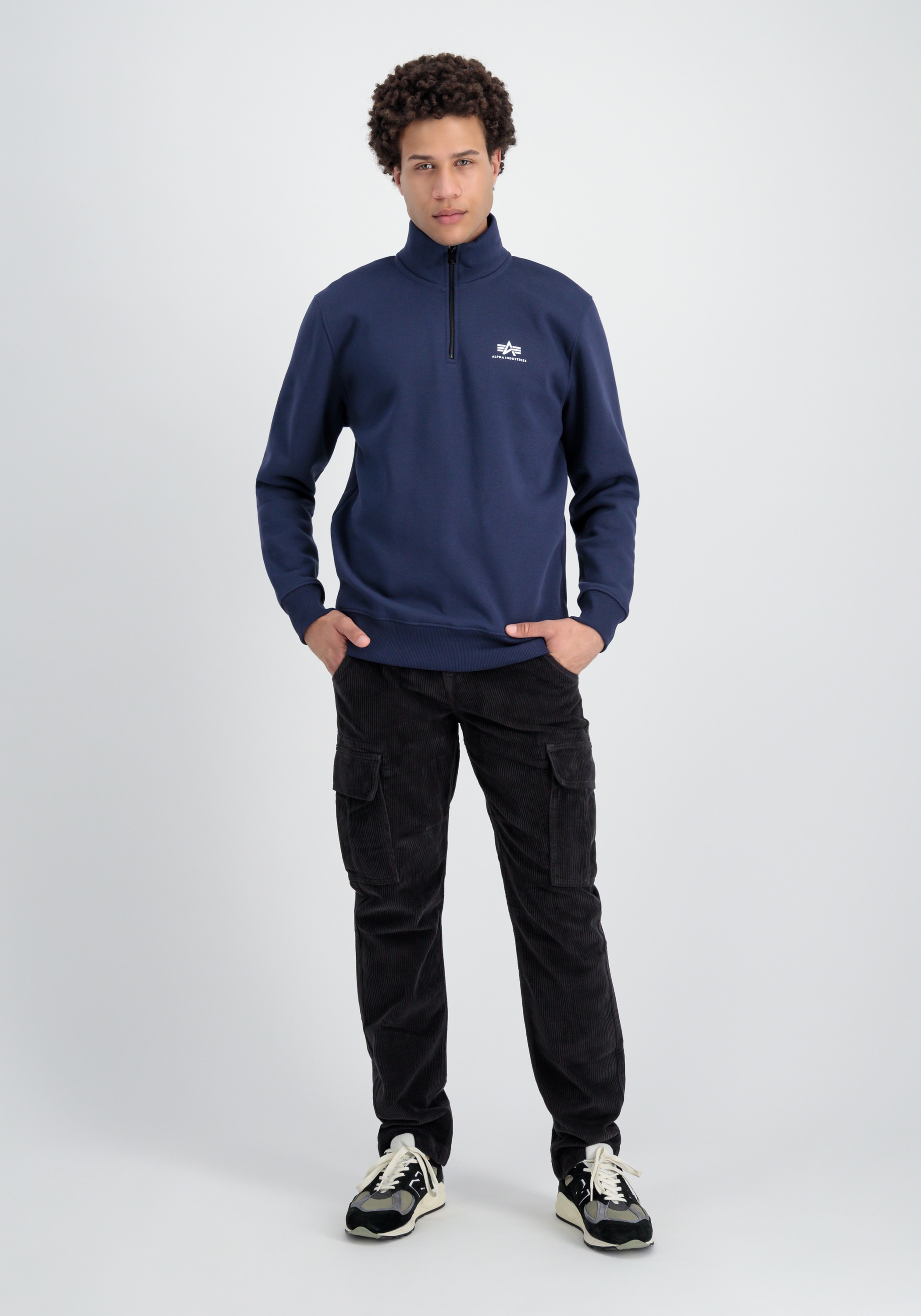 Alpha Industries Sweater »Alpha Industries Men - Sweatshirts Half Zip Sweater SL«