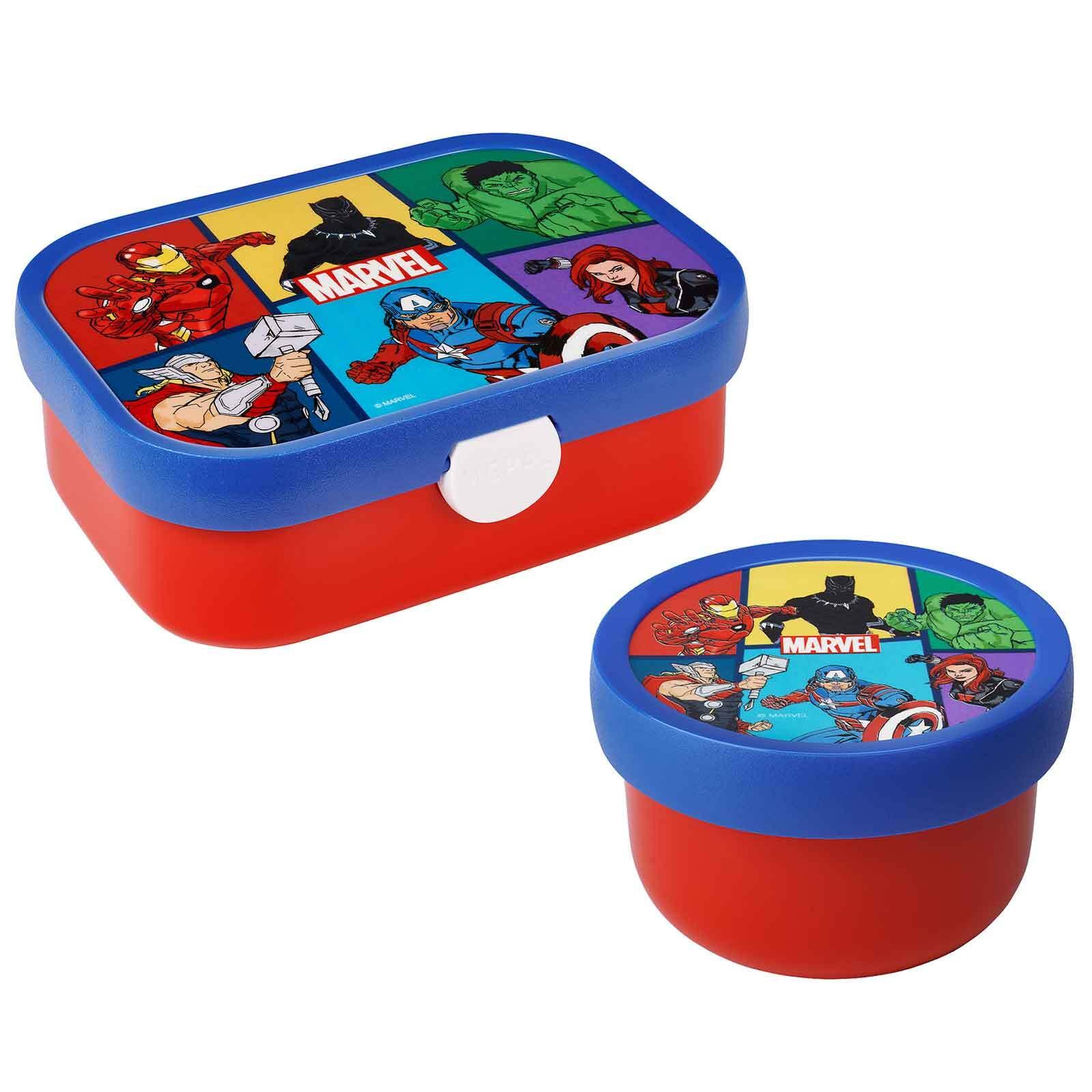 Mepal Lunchbox "Obst- und Bentobox Avengers Campus 300 & 750 ml bunt"