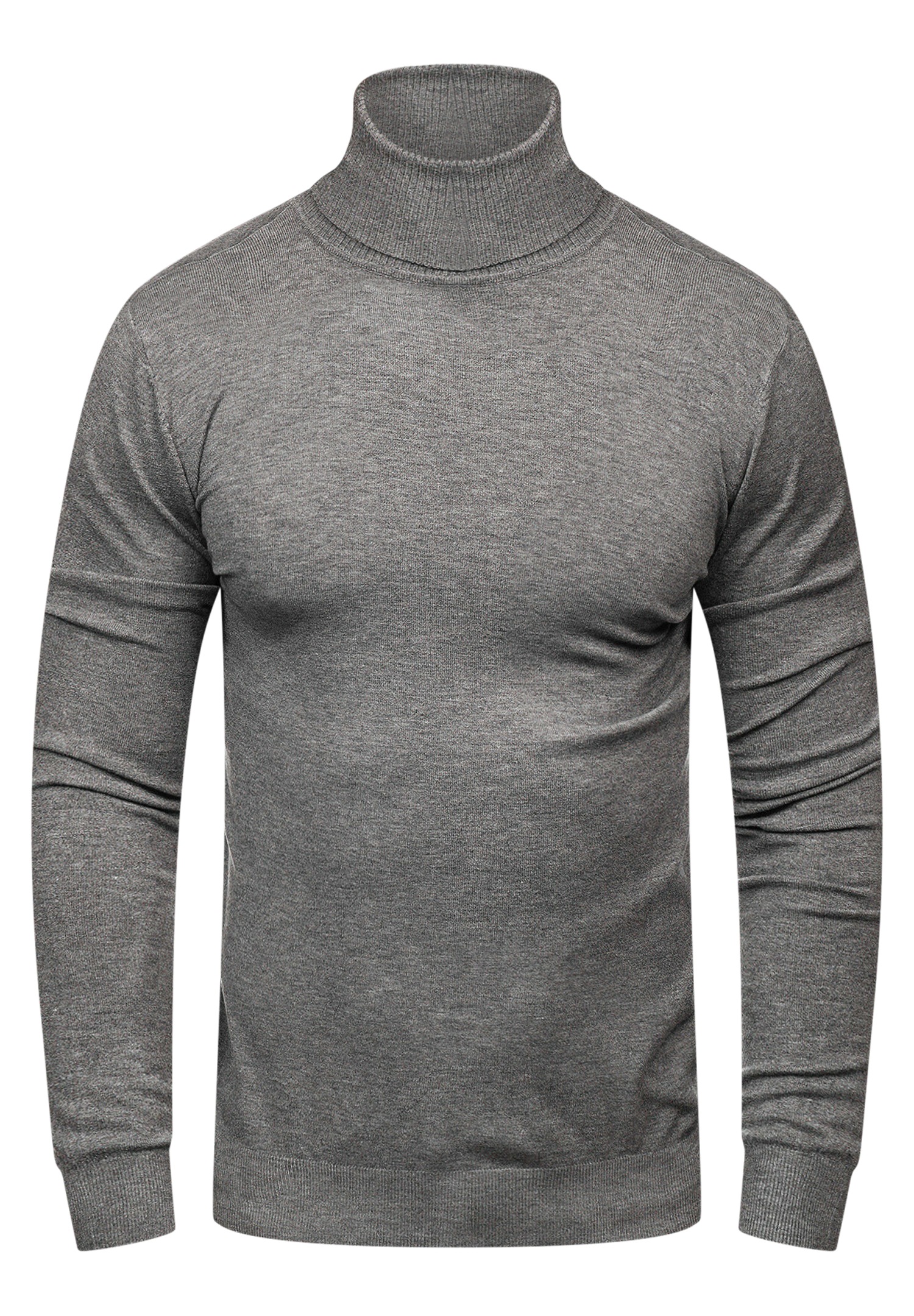 behype Rollkragenpullover »TIBERIUS«, im modischen Slim Fit-Schnitt