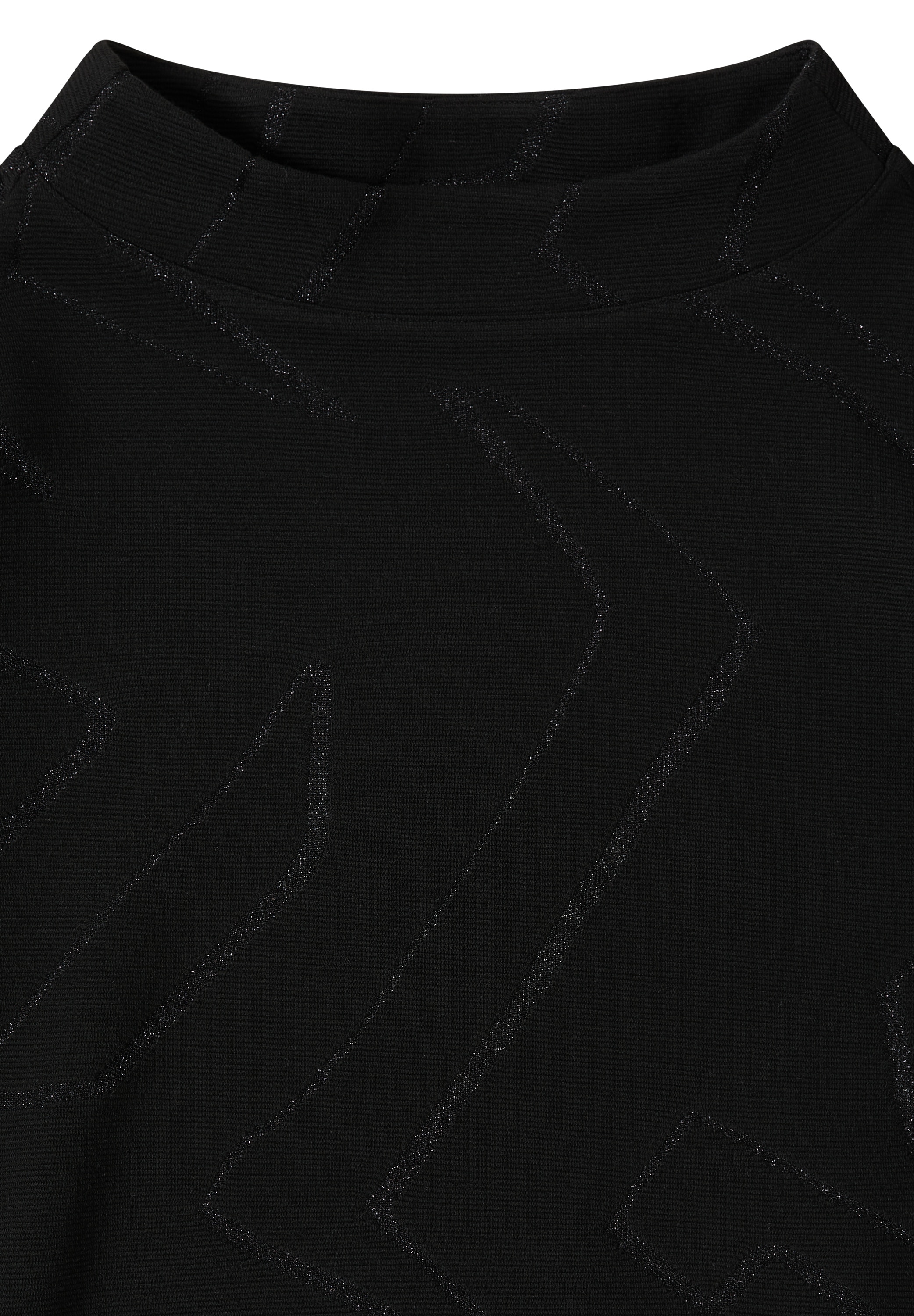 Cecil Langarmshirt aus softem Materialmix