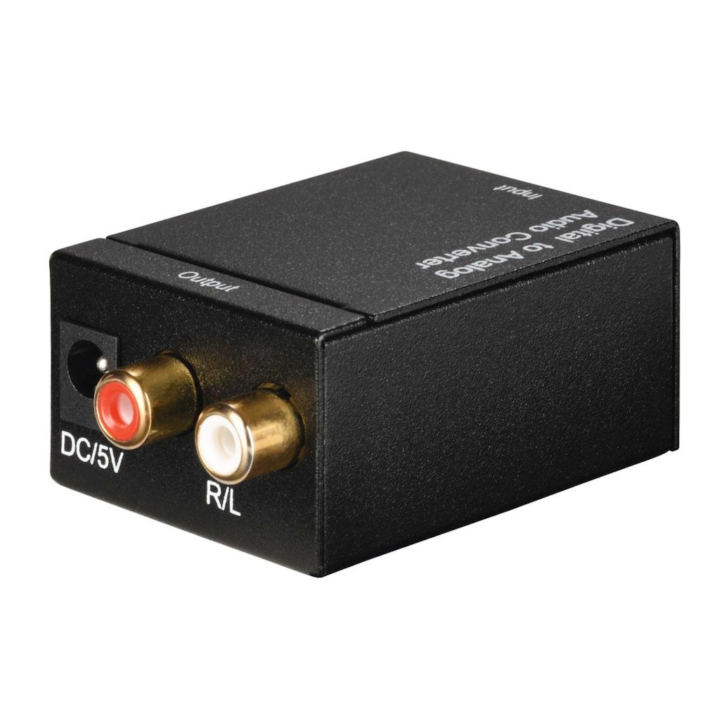 Hama Audio-Adapter »Audio-Konverter "AC80", digital auf analog Signal-Converter«