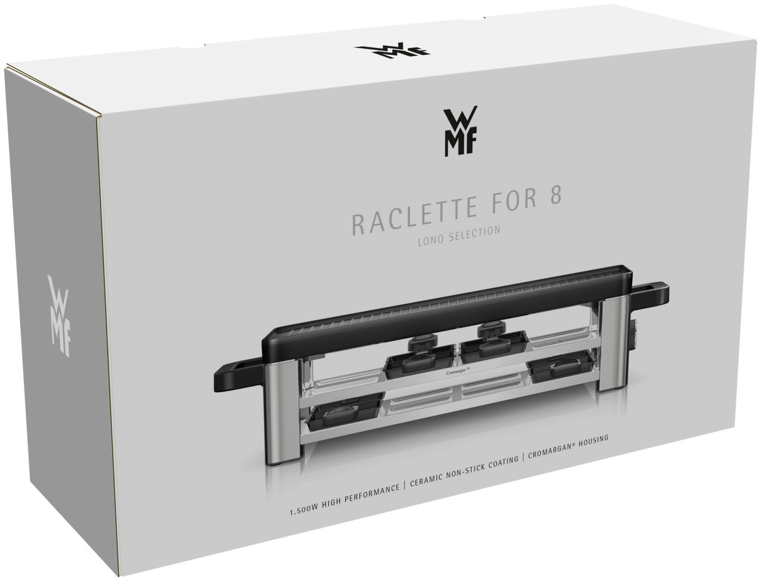 WMF Raclette »Lono Selection« 8 Stk. Raclettepfännchen 1.500 W
