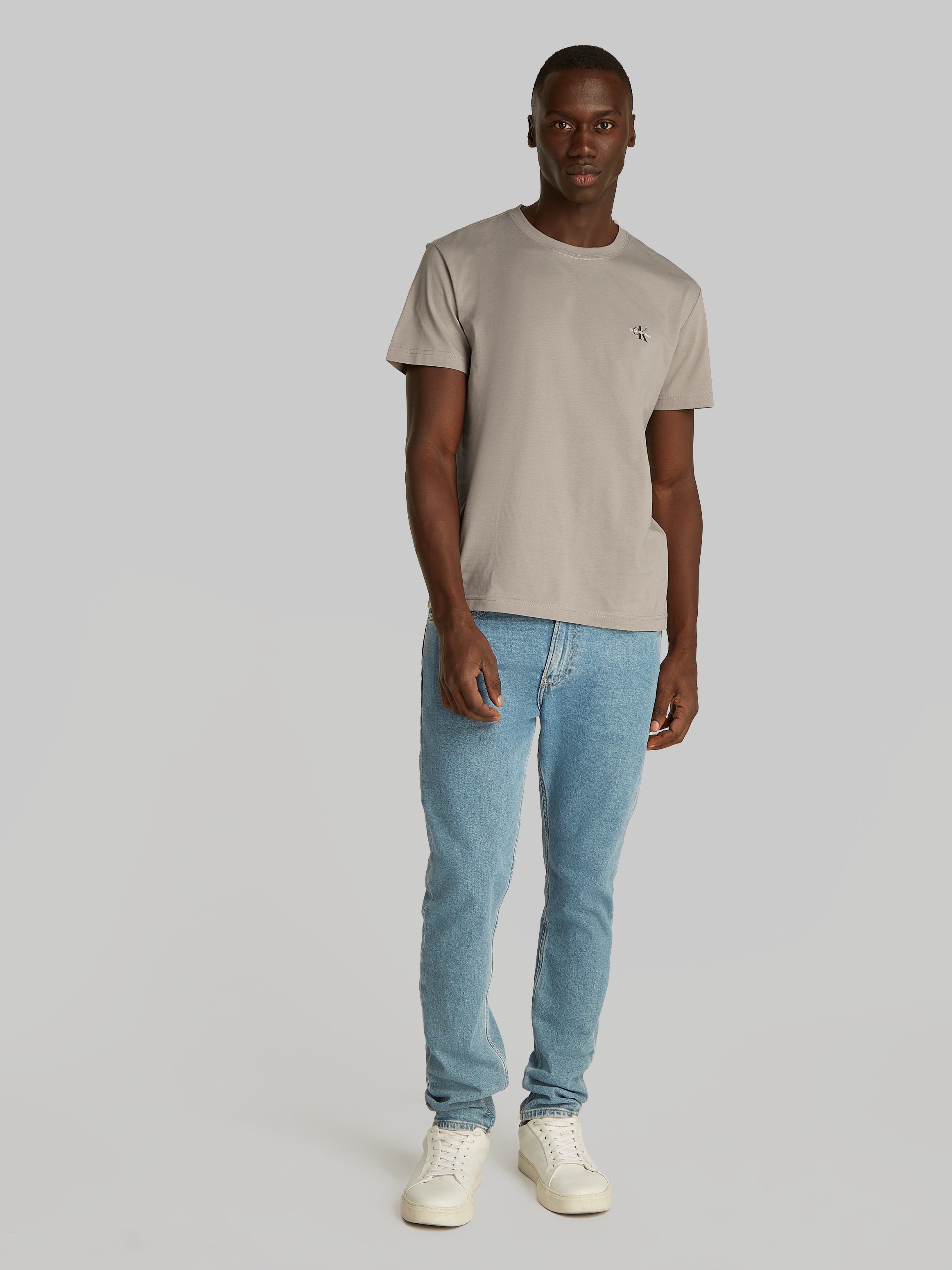 Calvin Klein Jeans T-Shirt »2 PACK MONOLOGO«, Logodruck