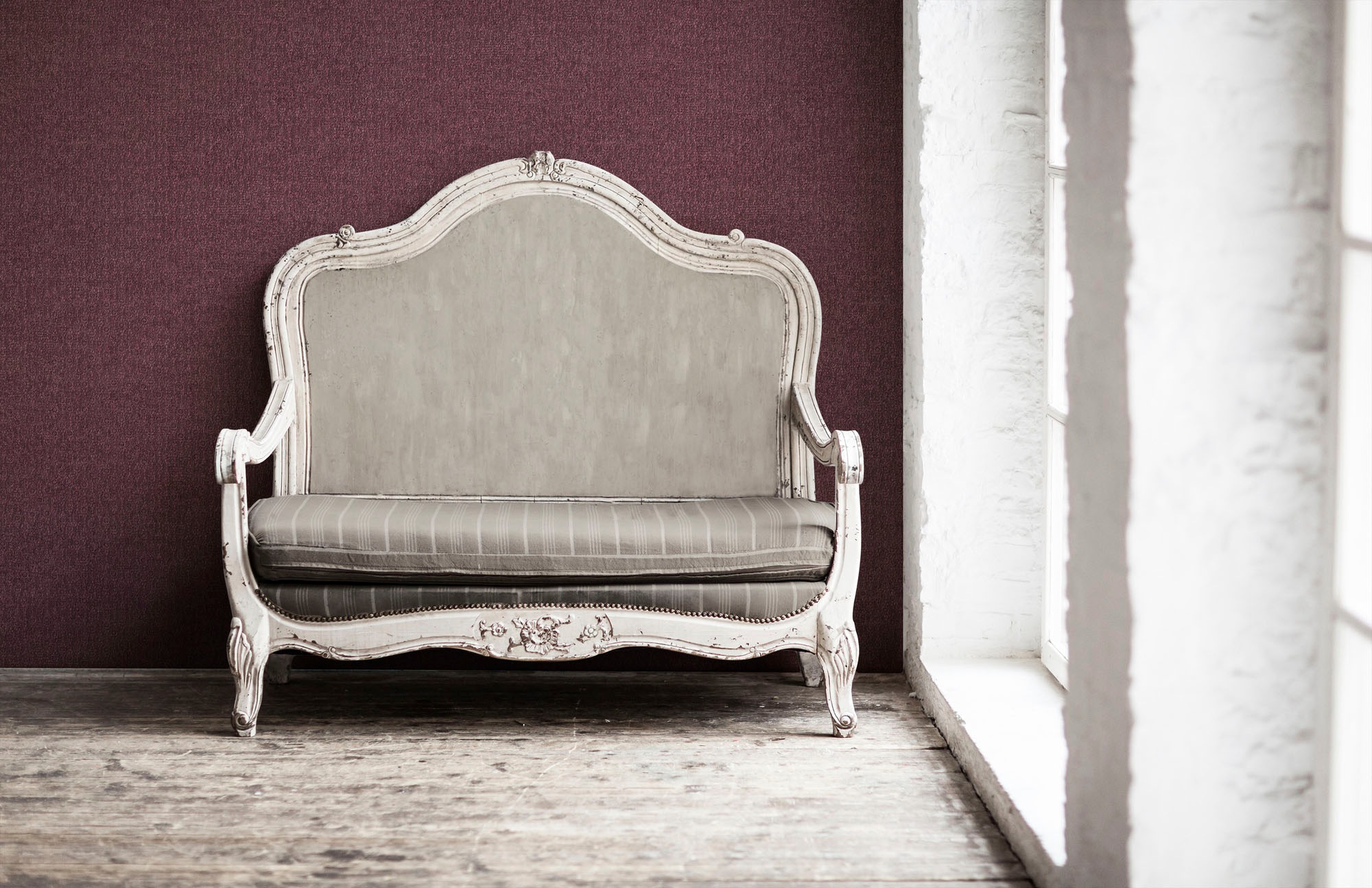 living walls Vliestapete »Mata Hari«, Glitzermuster-Minimalmuster-glänzend, Uni Tapete Muster Tapeten Wohnzimmer Schlafzimmer Küche Türkis modern