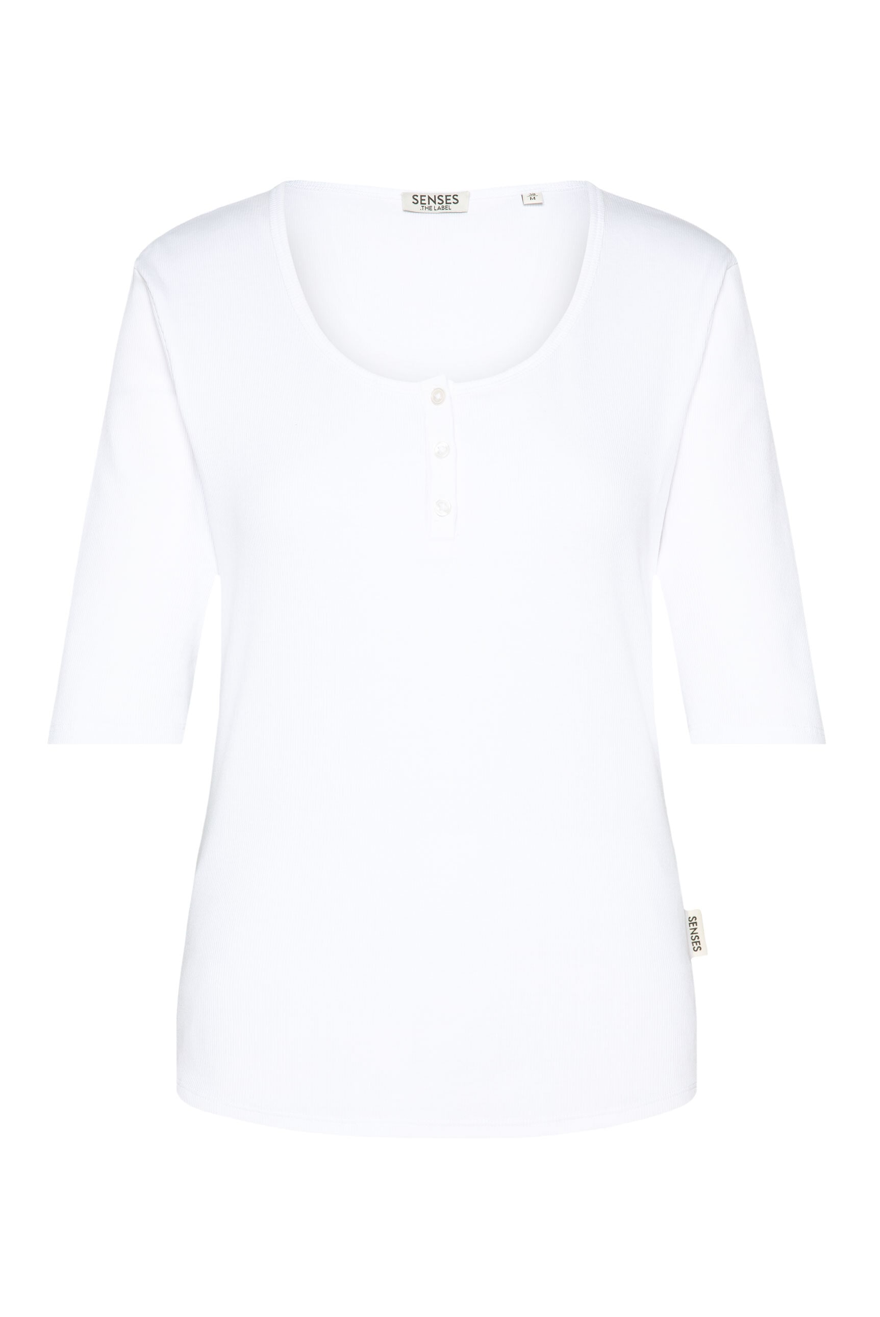 SENSES.THE LABEL Rundhalsshirt, mit Baumwolle