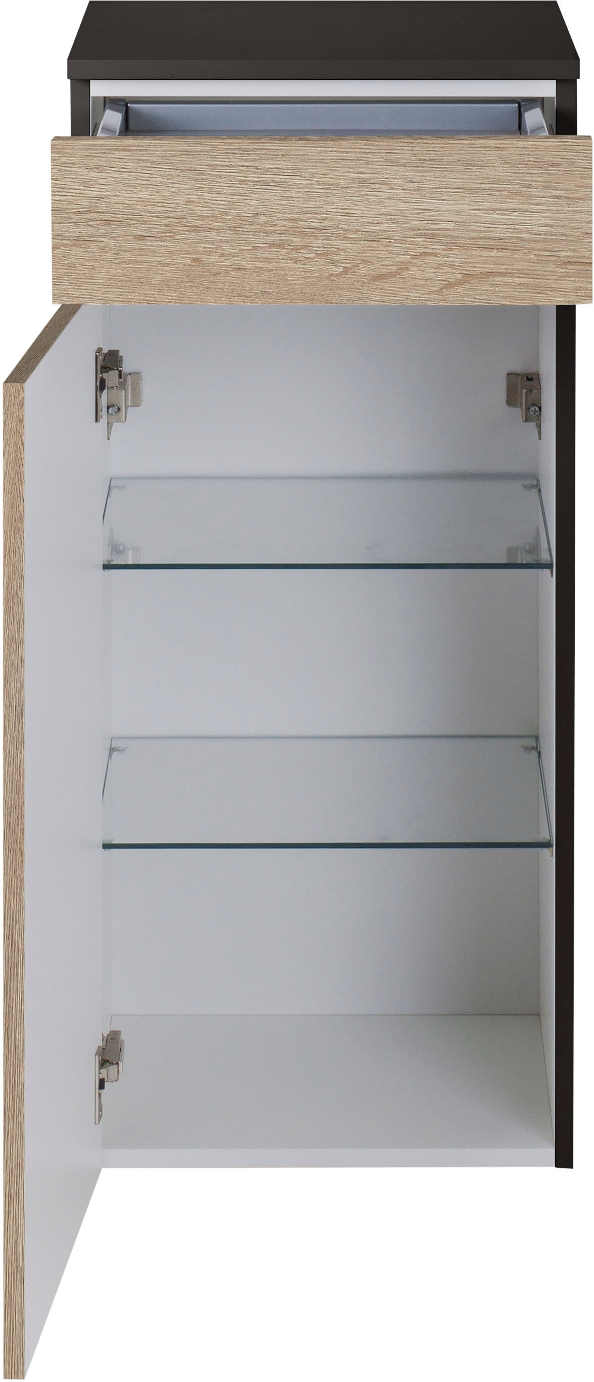 MARLIN Midischrank »3510clarus«, 40 cm breit, Soft-Close-Funktion,  vormontierter Badschrank, Badmöbel | BAUR