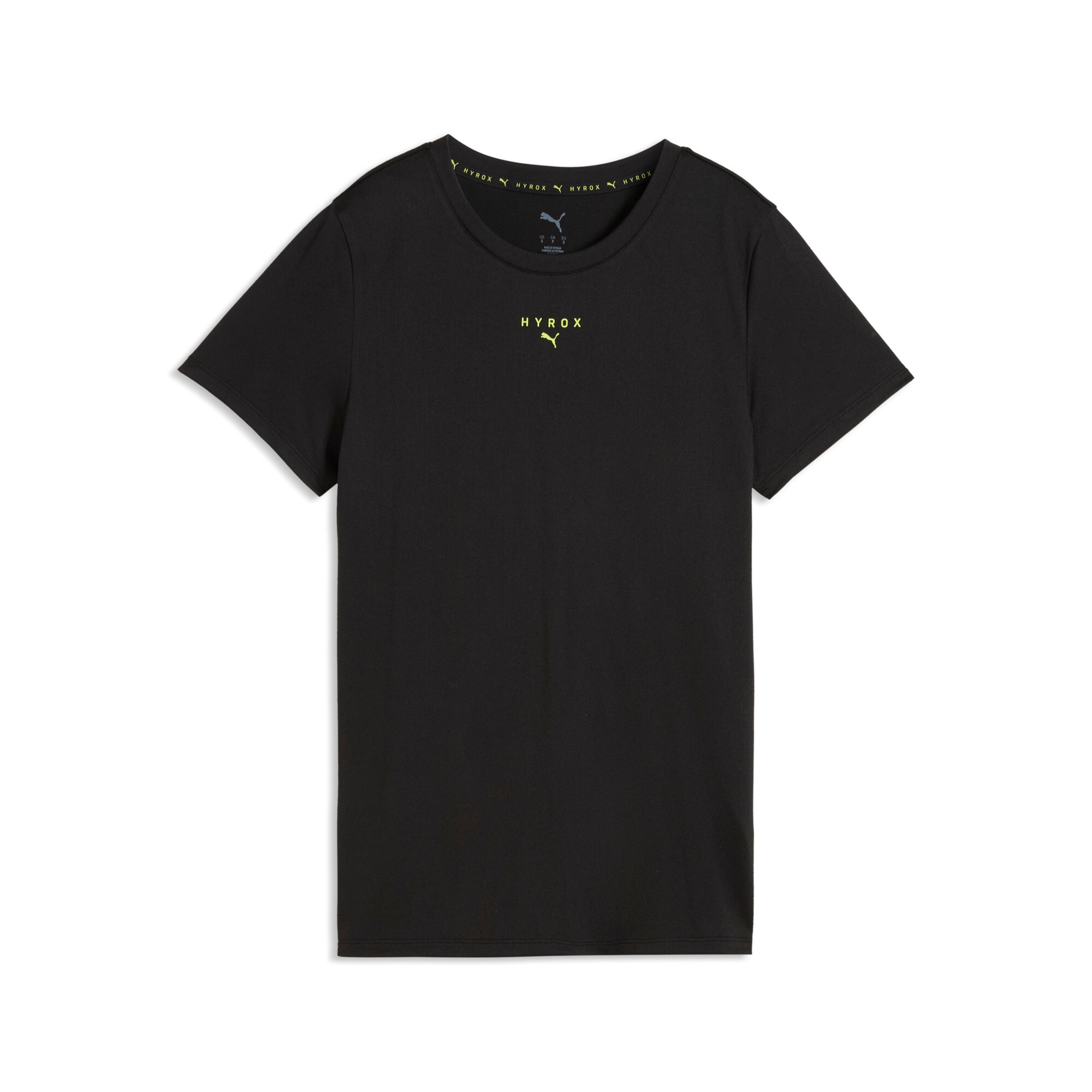 PUMA "W X HYROX POLY GRAPHIC TEE" Regular Fit, schnell trocknendes Material, atmungsaktiv