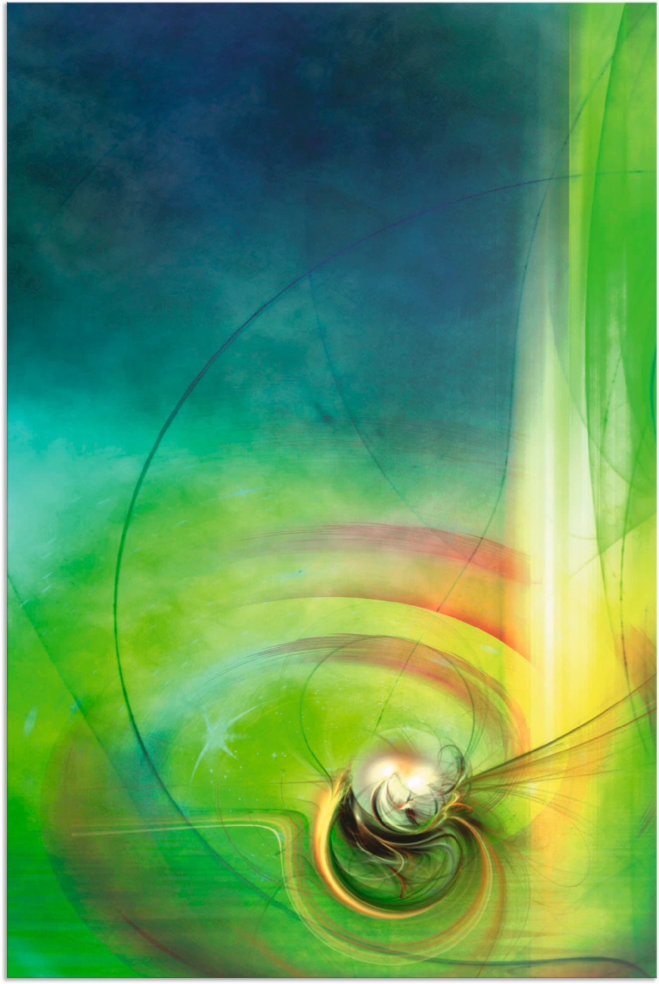 Artland Wandbild "Abstraktes Spiel CB" Muster 1 Stk. tlg. als Alubild, Outd günstig online kaufen