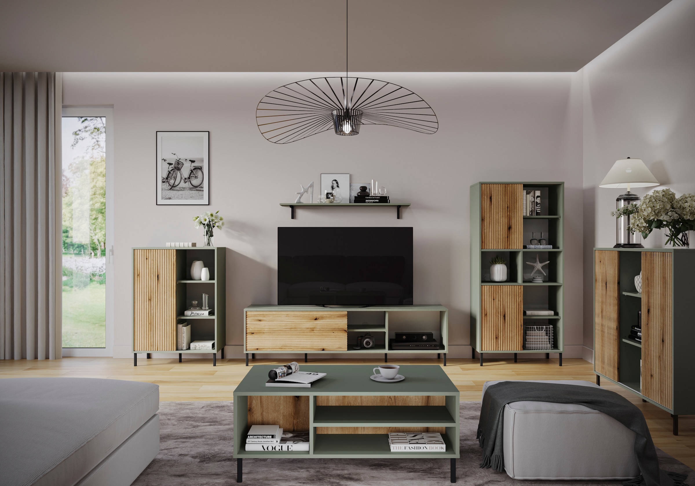 INOSIGN Highboard »Pozzi«, Höhe ca.105 cm