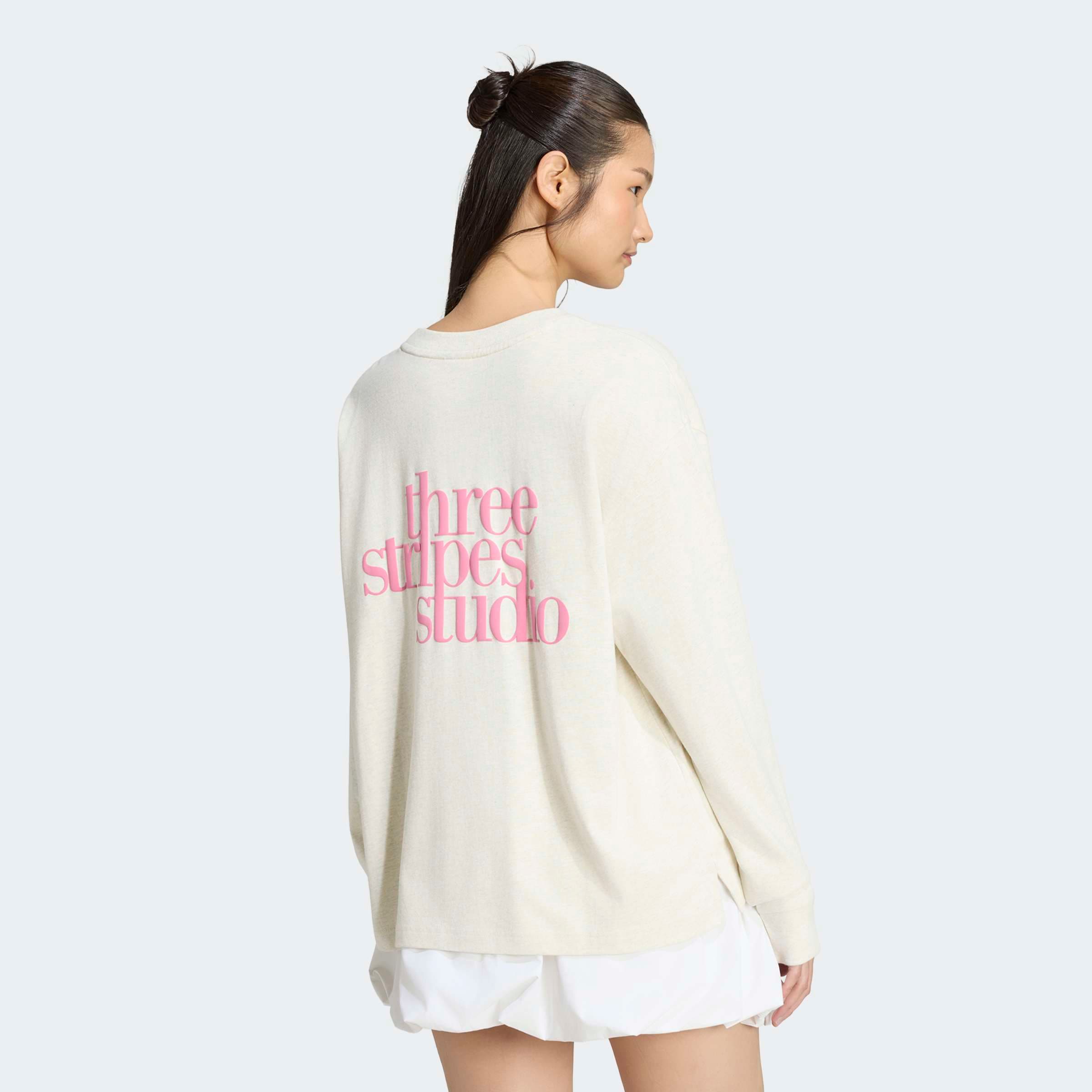 adidas Sportswear Langarmshirt »3 STRIPES STUDIO BOYFRIEND LONGSLEEVE«