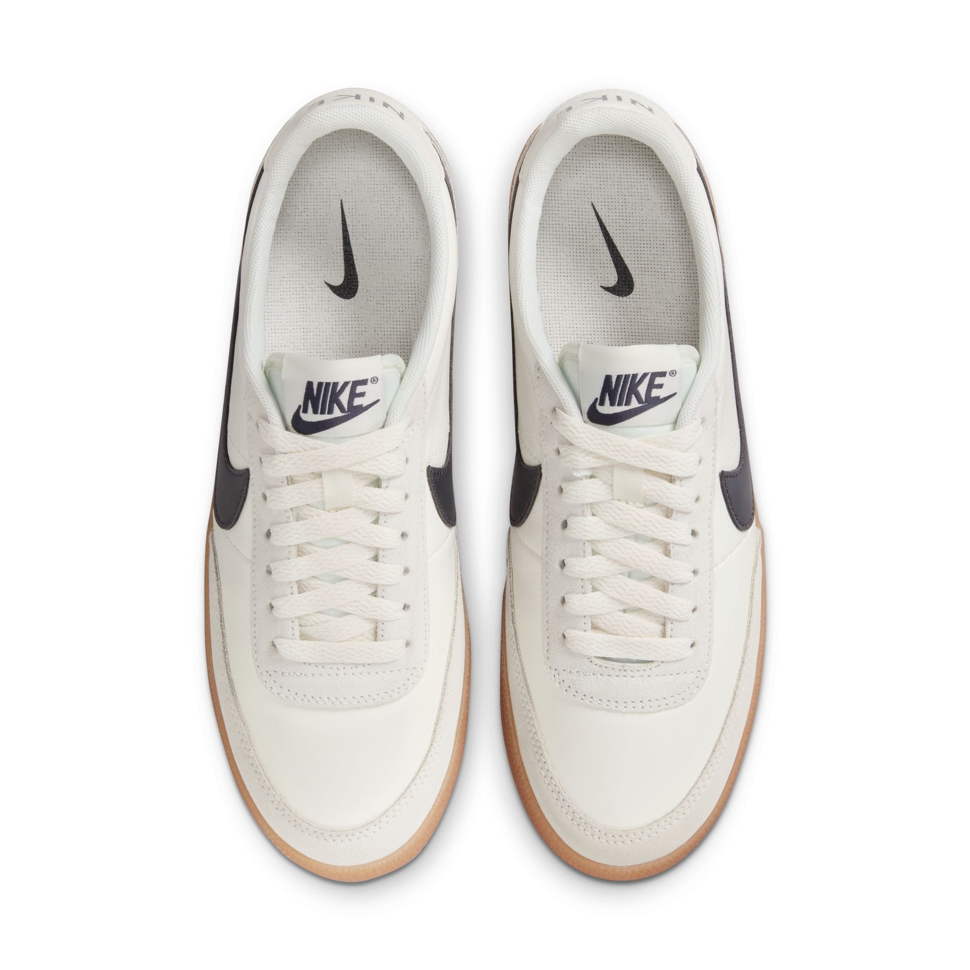 Sneaker NIKE SPORTSWEAR "W KILLSHOT 2", Damen, Gr. 40,5, sail, oil grau, gum gelb, Leder, Schuhe Sneaker 3
