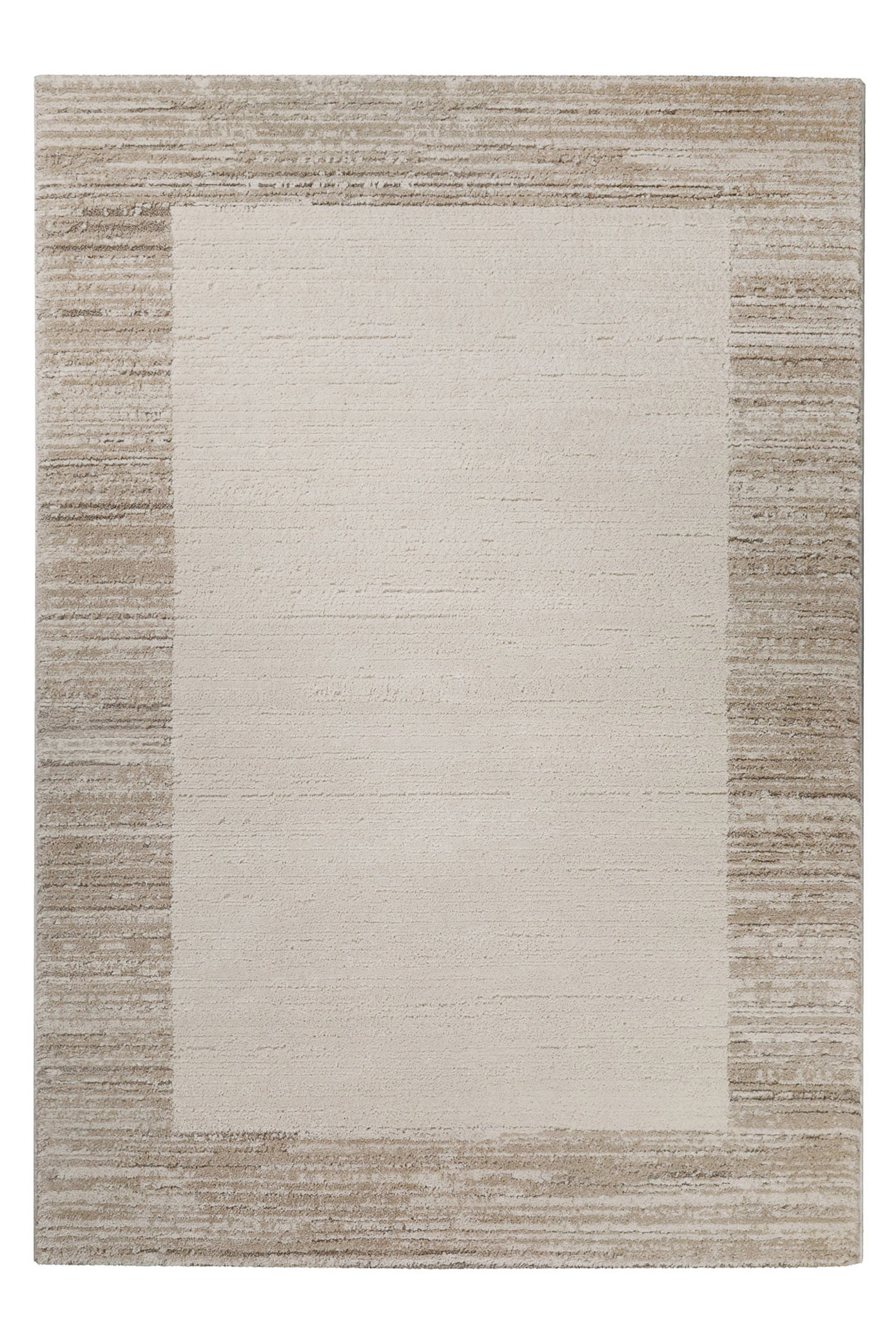Wecon home Teppich »Thorben«, rechteckig, 18 mm Höhe, Gewebt, pflegeleicht, meliertes Design, Bordüre, Scandi, Wohnzimmer