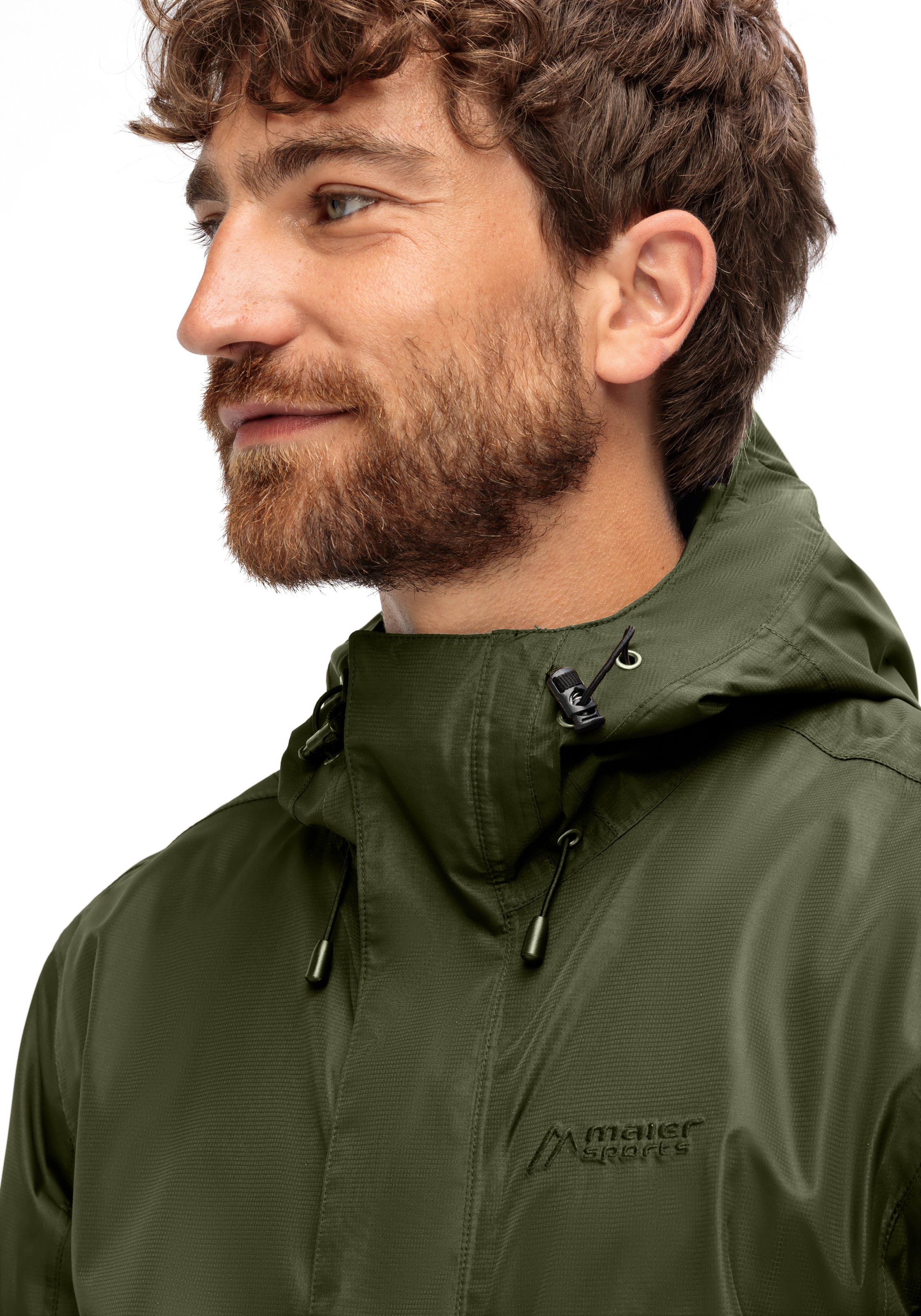 Maier Sports Outdoorjacke »Abbenstein M«, Herren Jacke wasserdicht, Funktionsjacke 2 Taschen außen + Innentasche