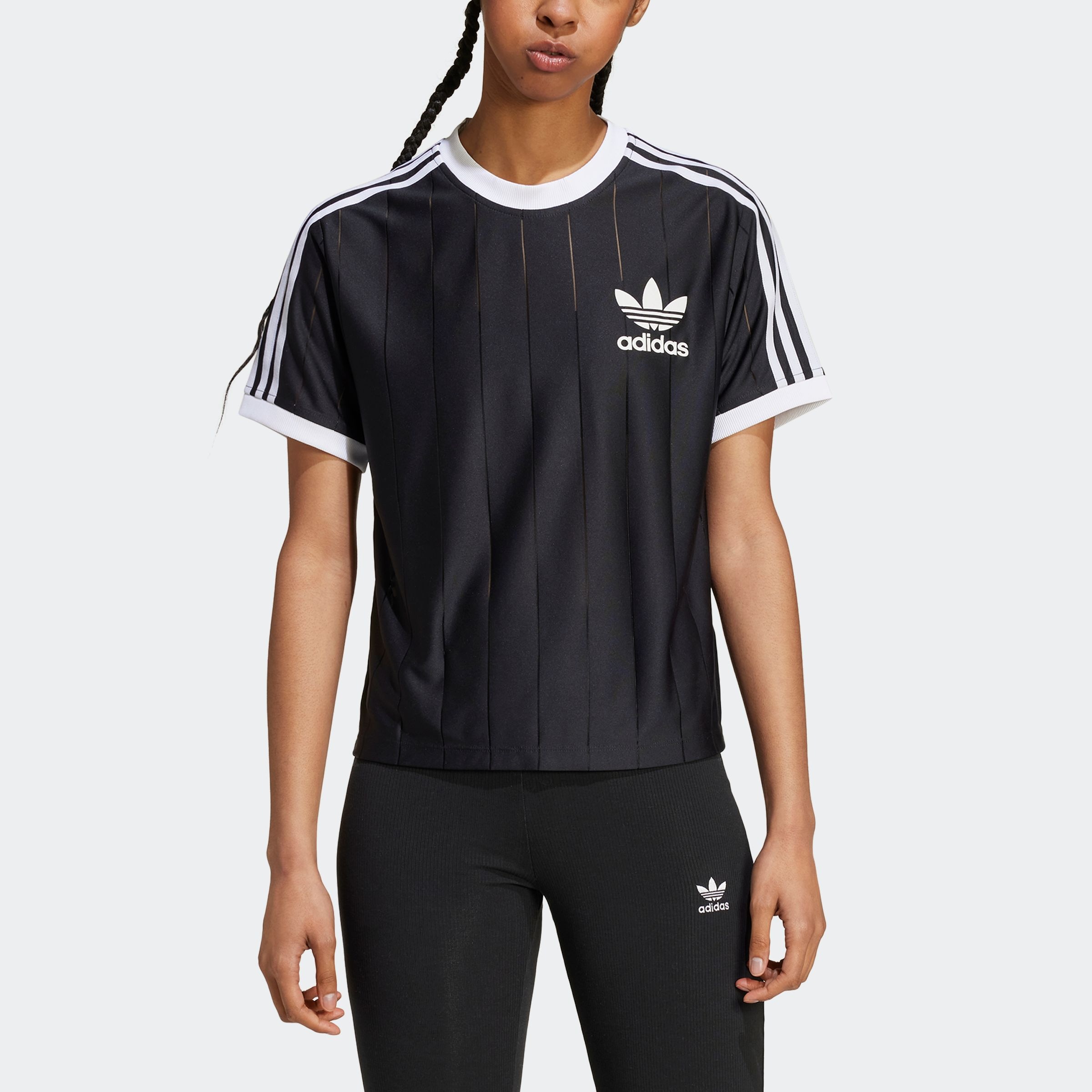 adidas Originals T-Shirt "ADICOLOR 3-STREIFEN PINSTRIPE" günstig online kaufen