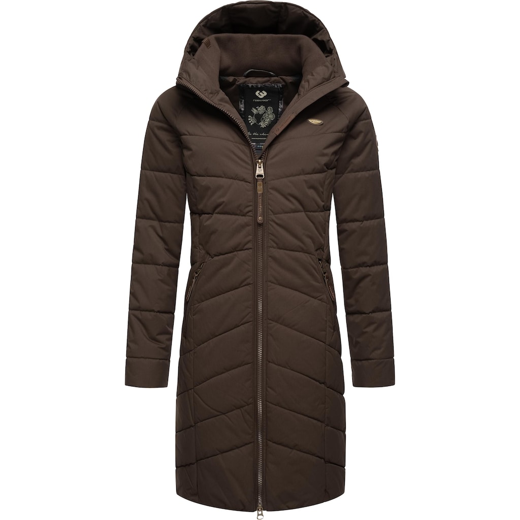 Ragwear Steppmantel »Dizzie Coat«, stylischer, gesteppter Winterparka mit gefütterter Kapuze