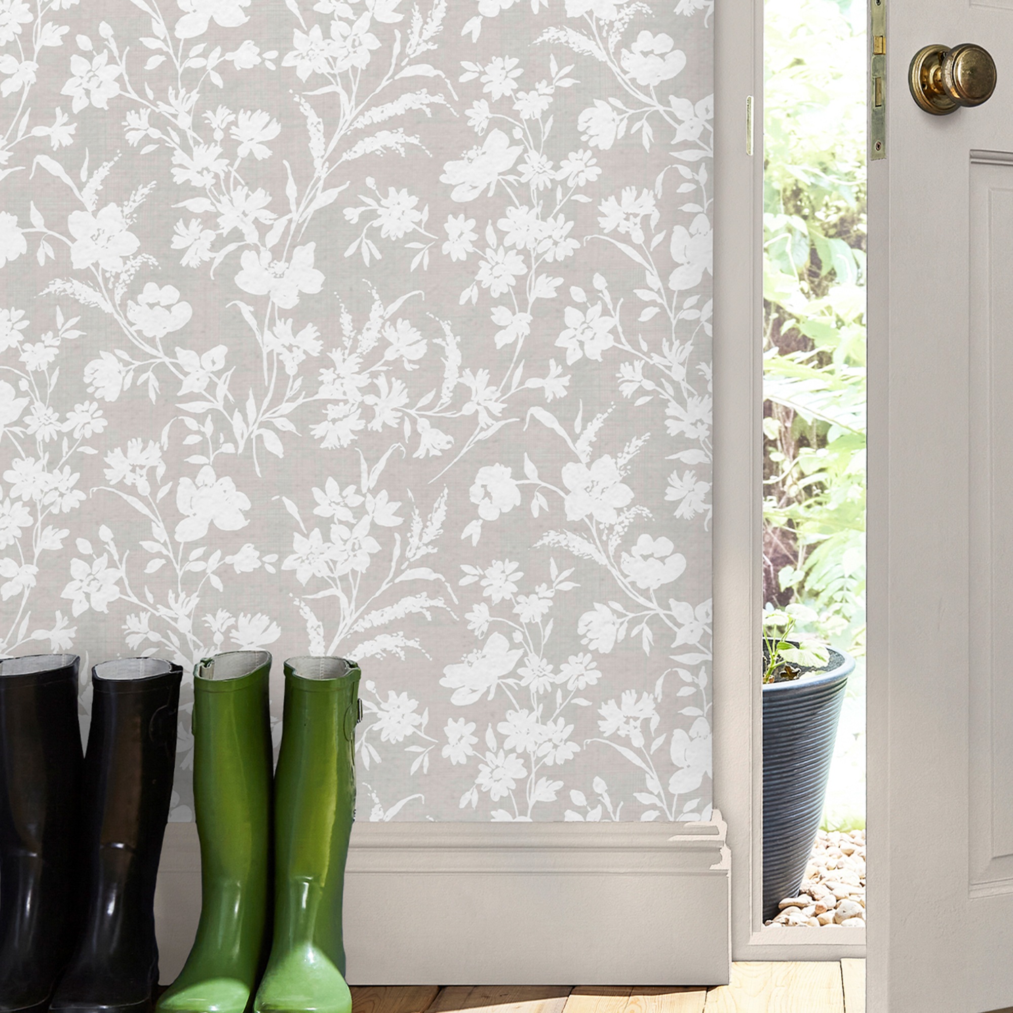LAURA ASHLEY Vliestapete "RYE" floral glatt Design Tapeten