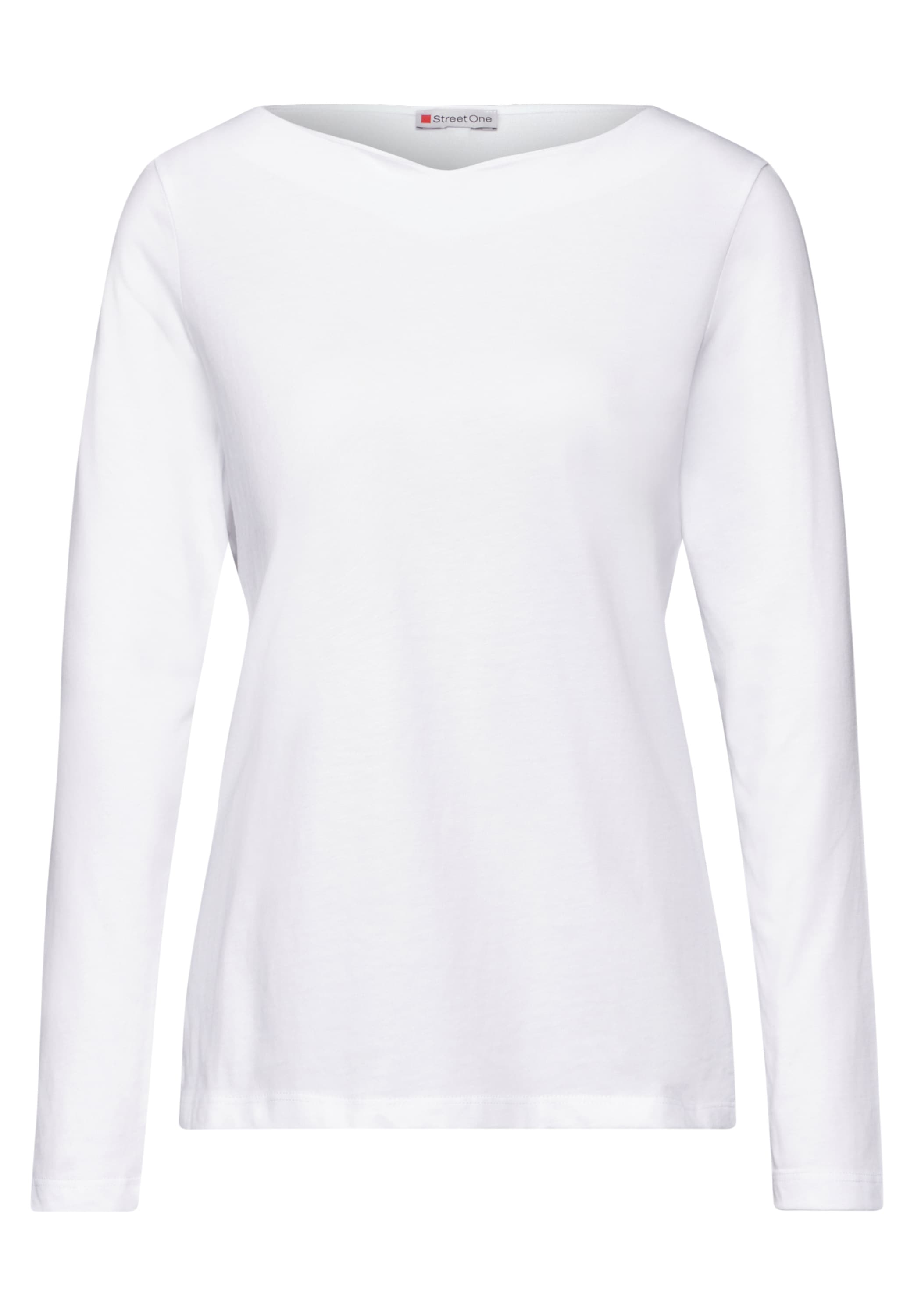 STREET ONE Langarmshirt, aus reiner Baumwolle