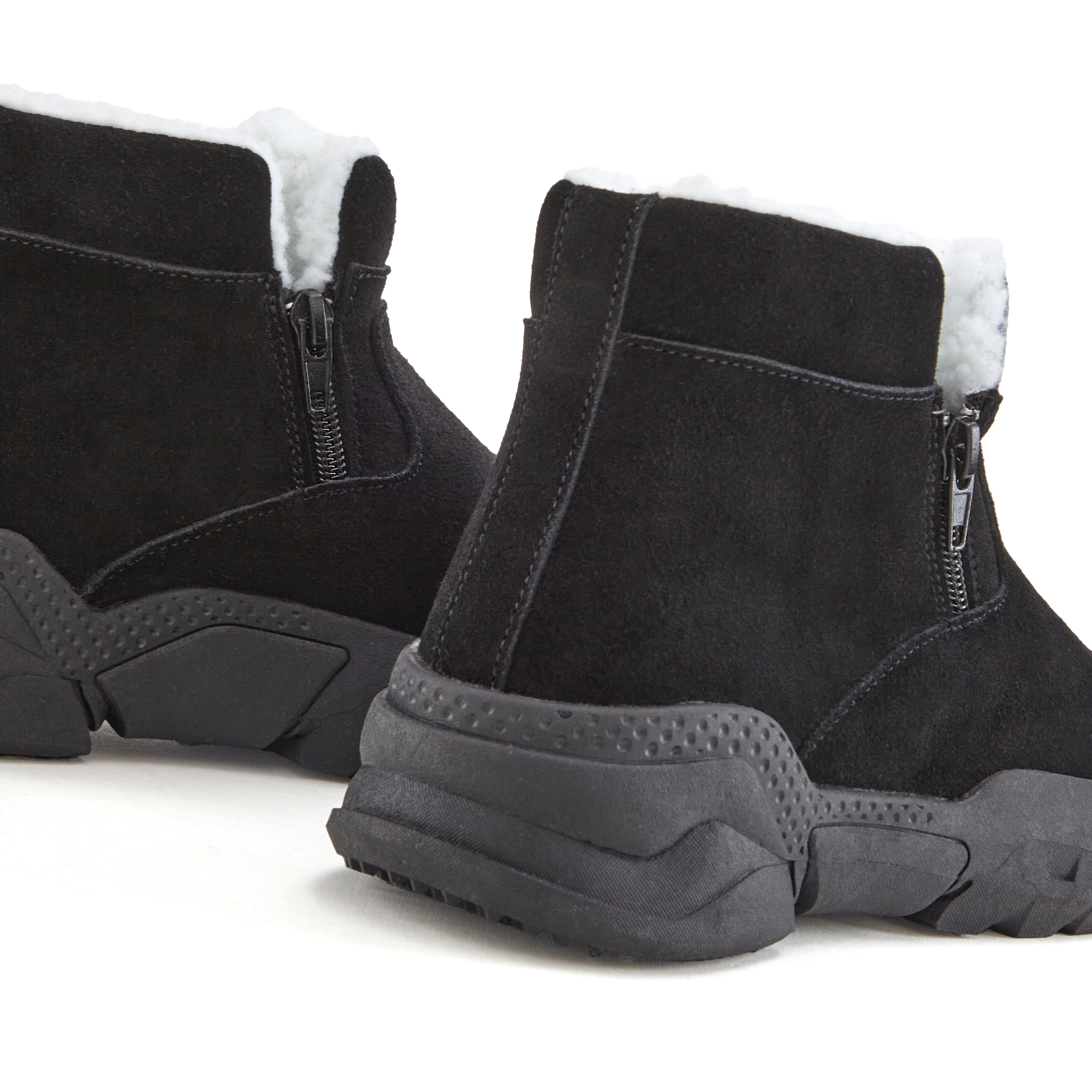 Vivance Stiefelette, aus Veloursleder und mit Warmfutter, Winterstiefel, Stiefel, Boots