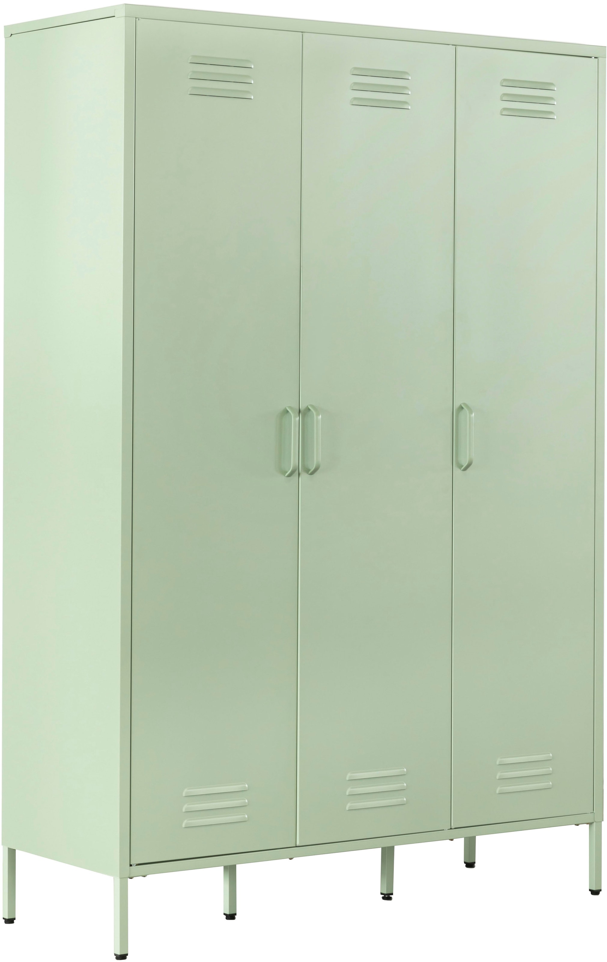 OTTO home Kleiderschrank »Siena Schrank Spind Metallschrank mit 3 Türen« Ideal für jeden Wohnraum - Trendsetter,  Zeitloser Schlafzimmerschrank Garderobe Multischrank