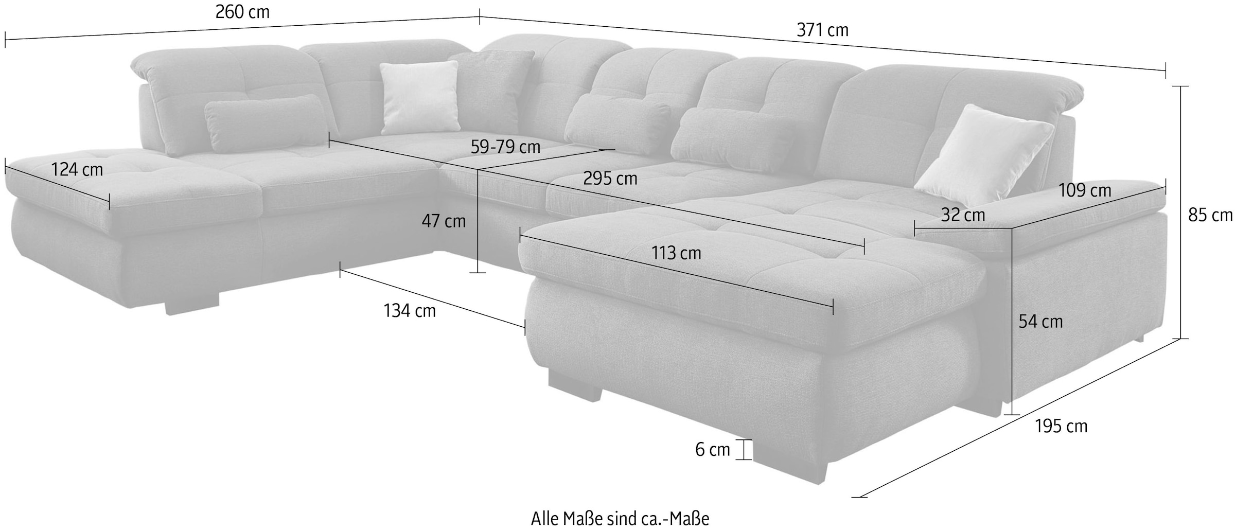 Die PlanBar Ecksofa »MP-IN16012 L-Form, mit Kaltschaum-Polsterung«, inkl. Sitztiefenverstellung wahlweise mit weiteren Funktionen